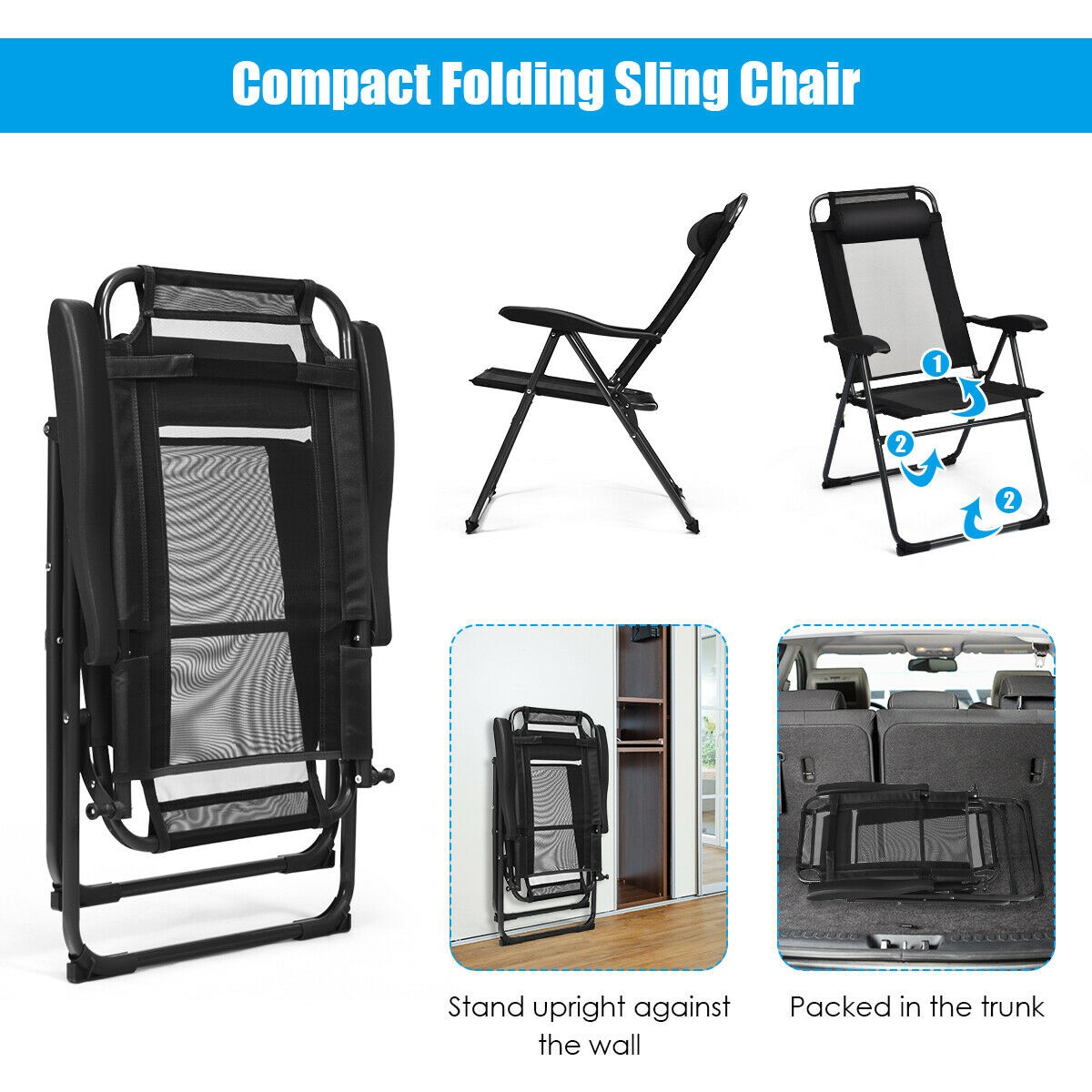 Forclover HBV-270BK-2 Patio-Chairs - View #9