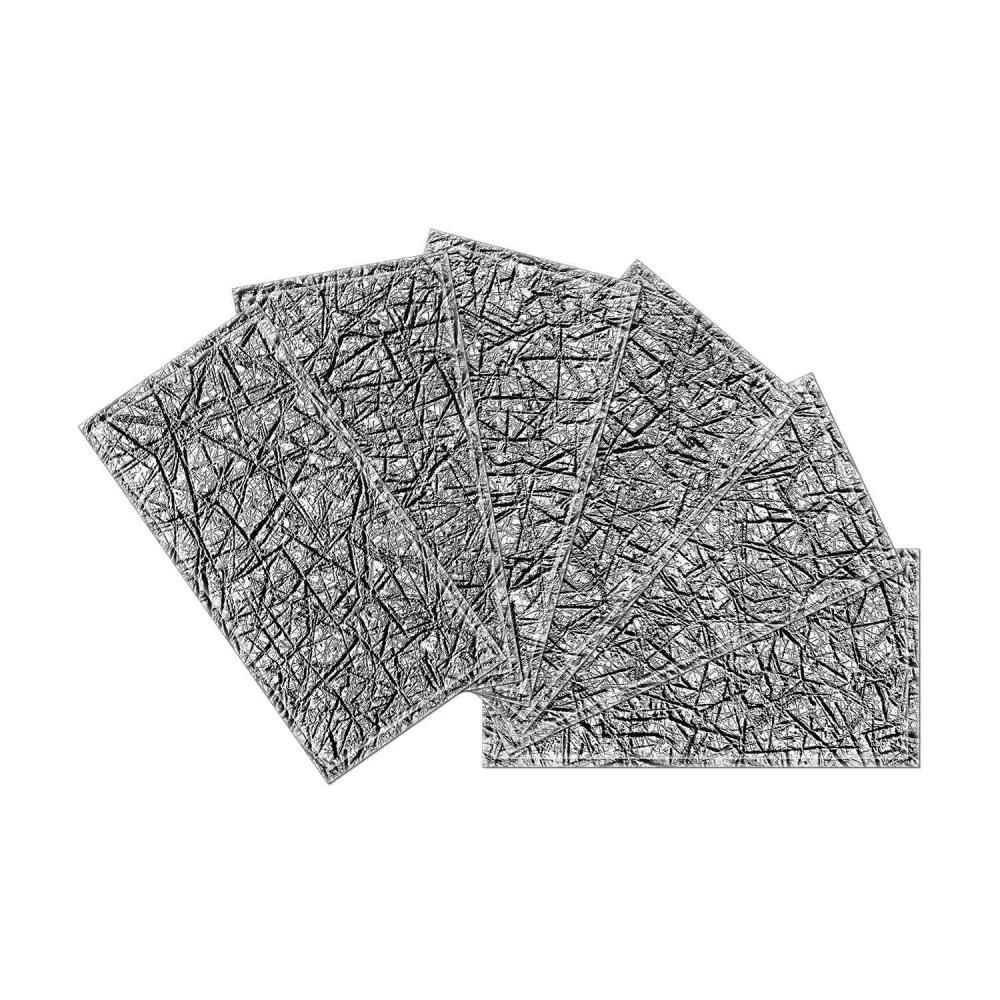 Instant Mosaic 3830101 Upscale Designs 64-Pack Multicolor 3-in x 6-in Glossy Glass Random Wall Tile