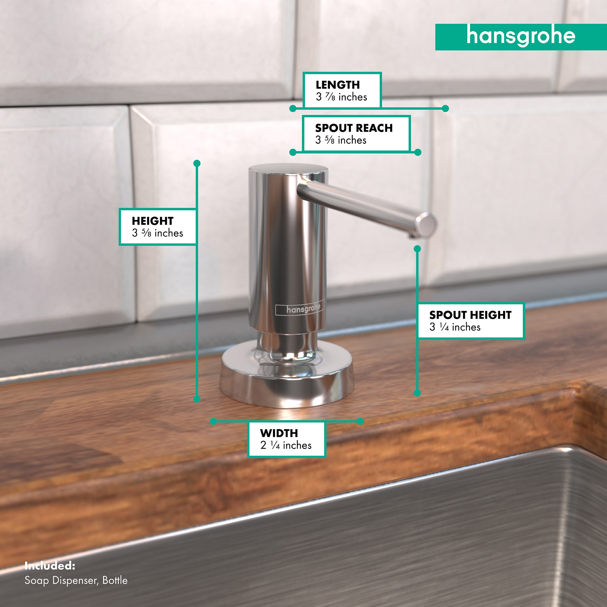 Hansgrohe 40448001 Soap-Lotion-Dispensers - View #4