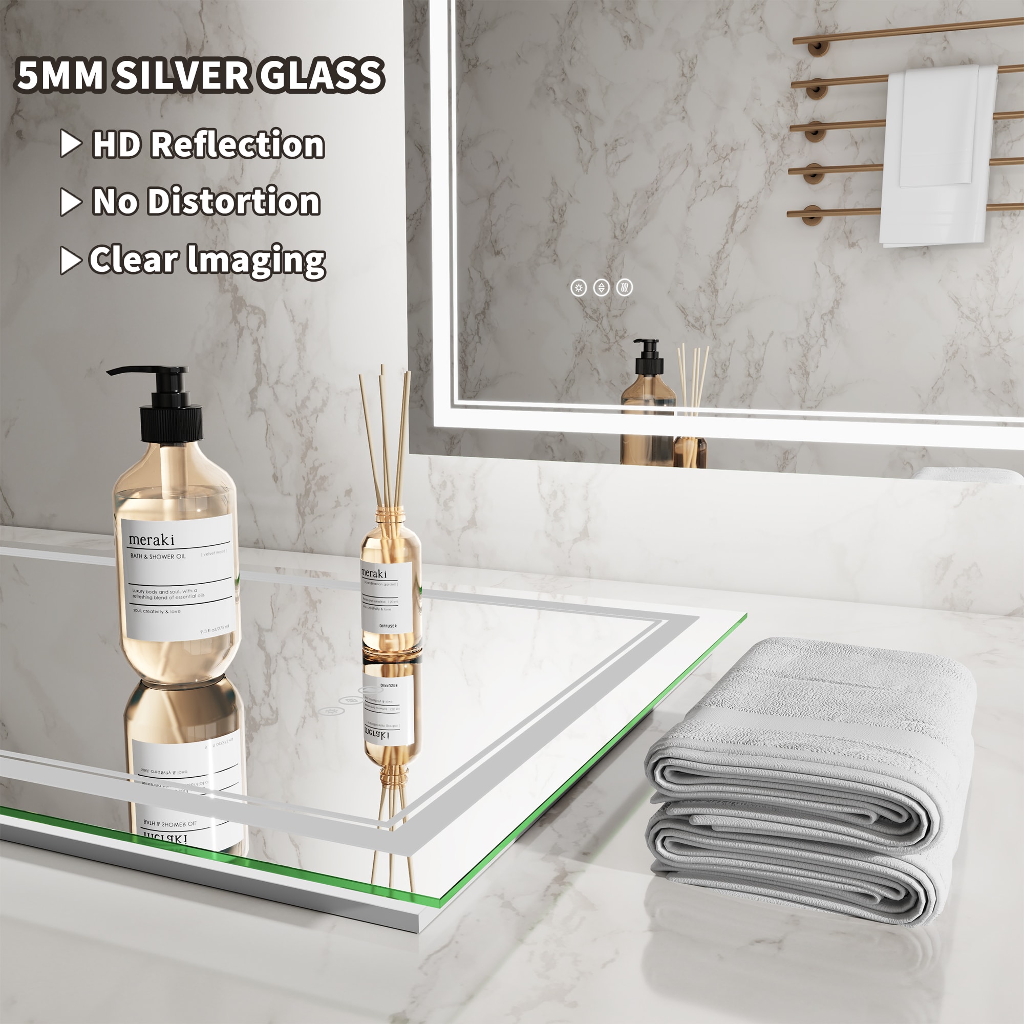 ExBrite TFBM2432 Framed-Bath-Mirrors - View #11