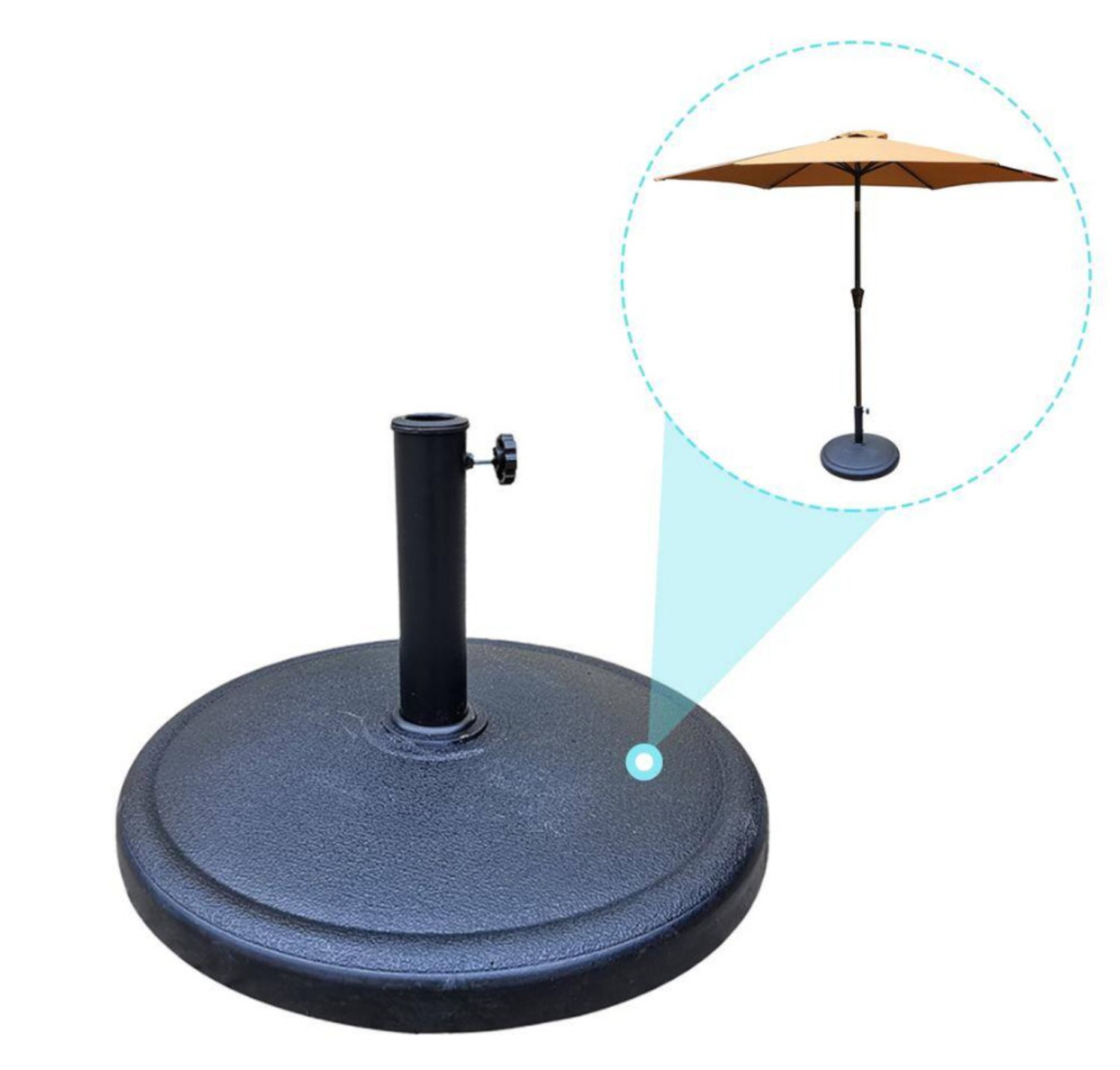 Miki Shinly GC-F009-02QI Umbrella-Bases - View #2