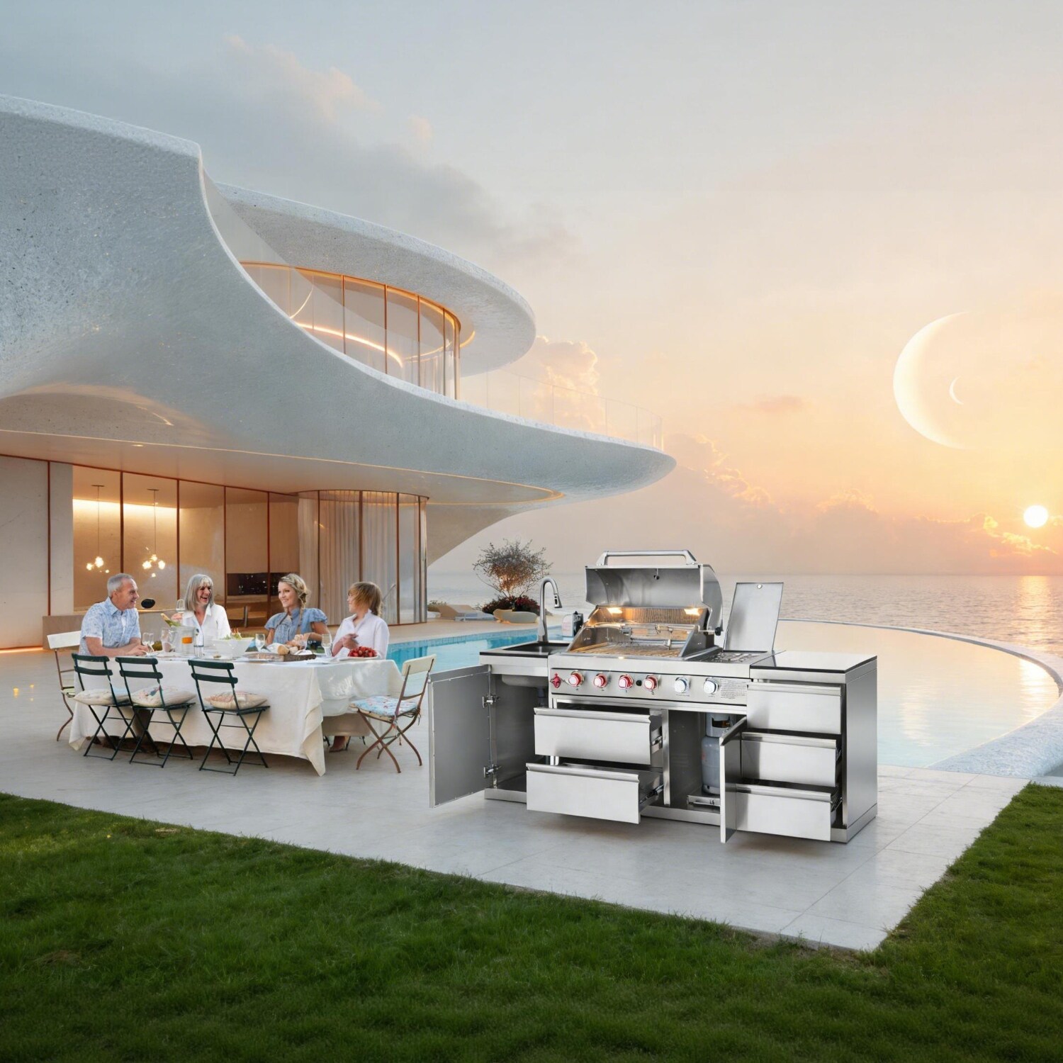 Wooakway FXL20605-605A05 Modular-Outdoor-Kitchens - View #4