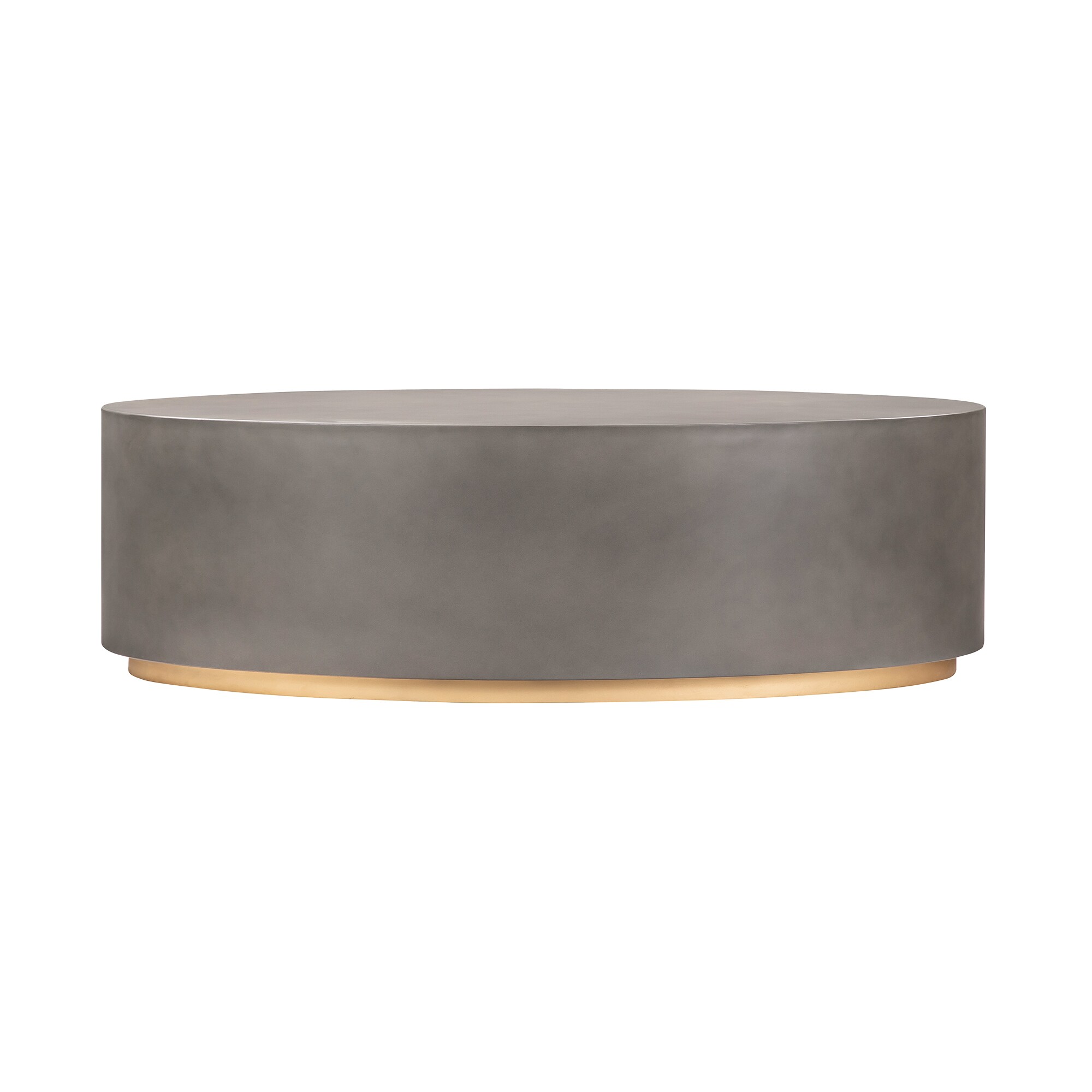 Armen Living LCAWCOGR Gray Concrete Modern Coffee Table