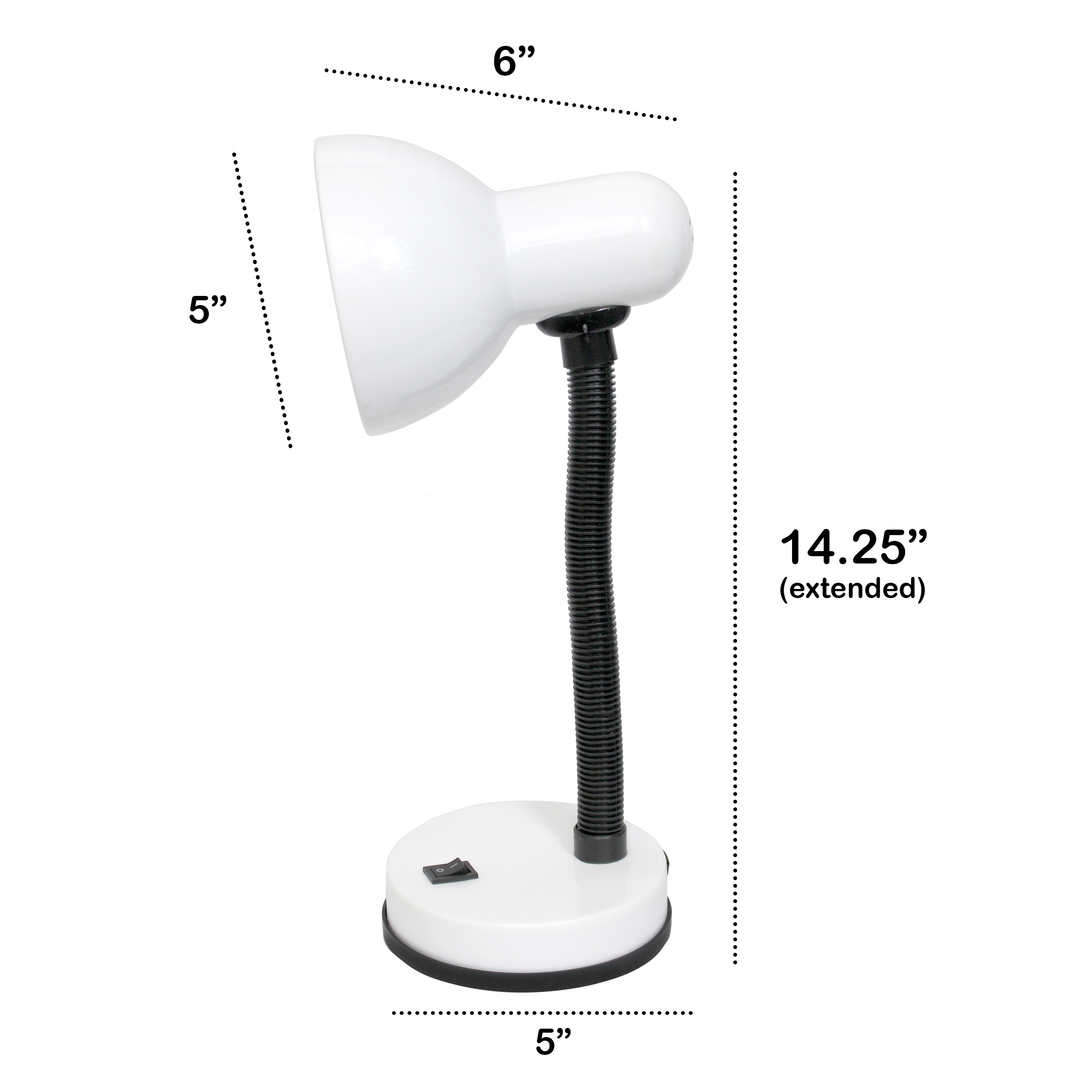 Creekwood Home CWD-1000-WH-LB Desk-Table-Lamps - View #3