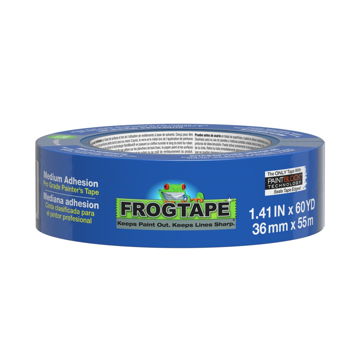 FrogTape 243126 Pro Grade 1.41-in x 60 Yard(s) Painters Tape