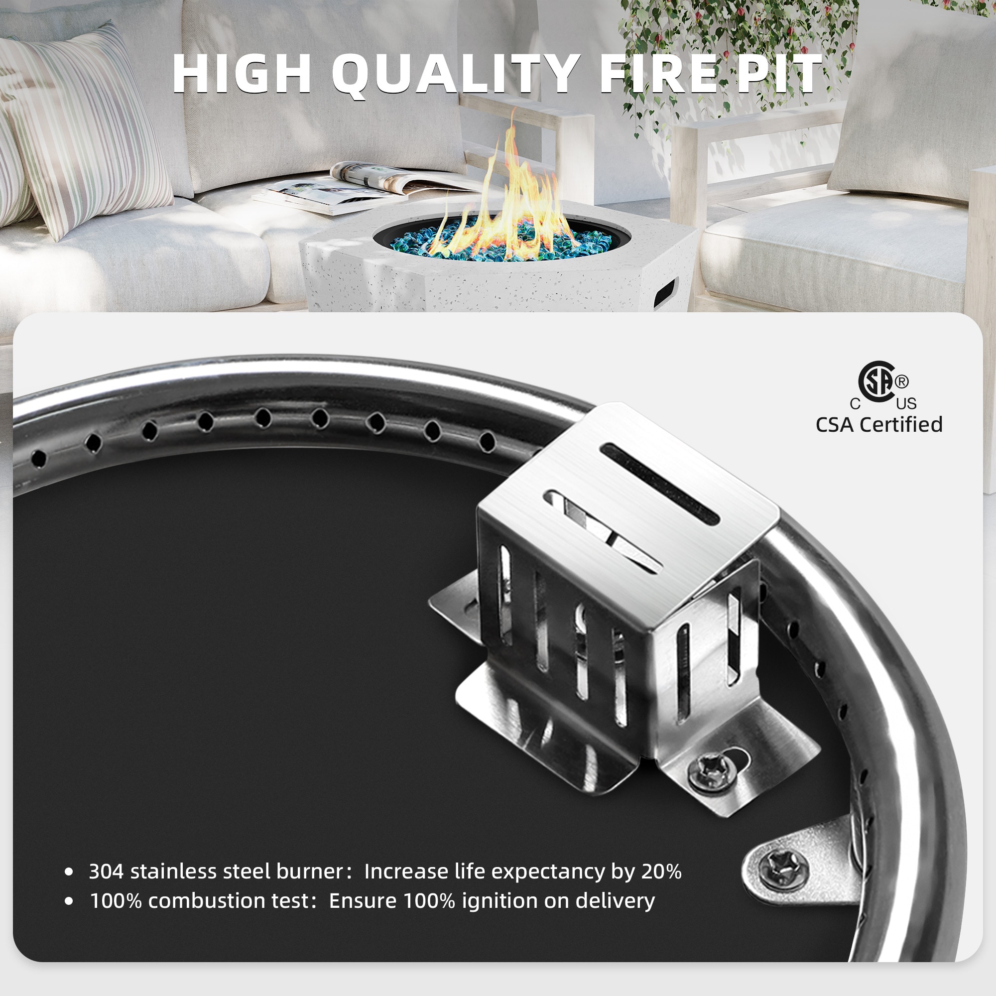 Patio Watcher 24SMS-6BX-MB Outdoor-Gas-Firepits - View #2