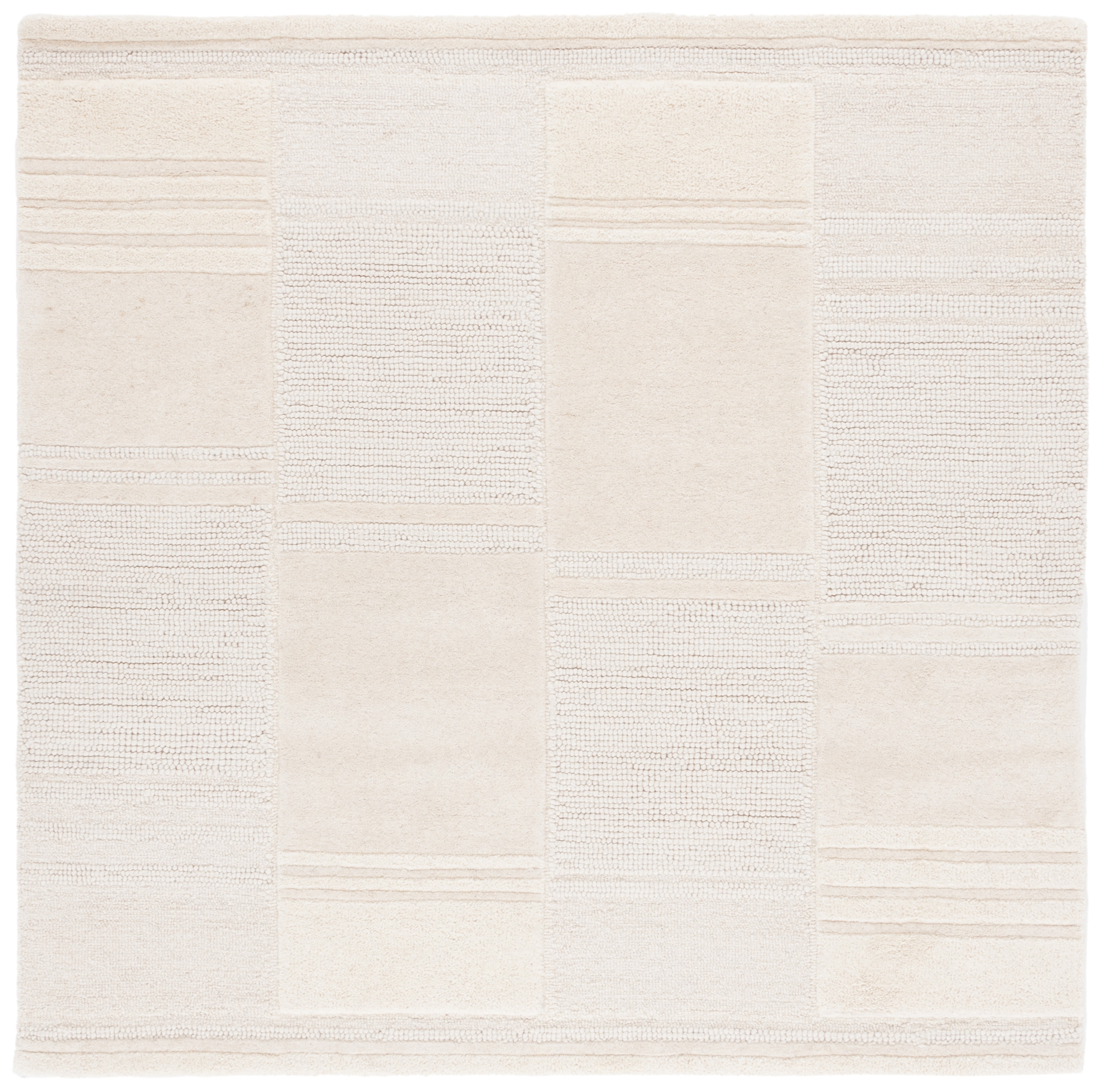 Safavieh Manhattan 578A Ivory Beige 6 x 6 Square Area rug