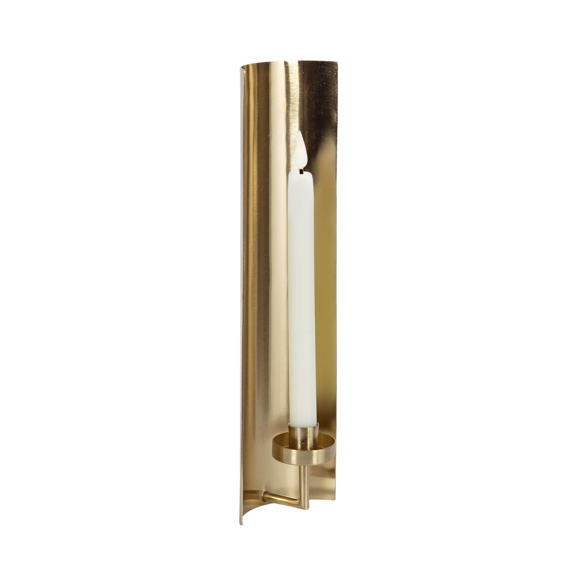 Kate and Laurel Taybron Metal Taper Wall Sconce