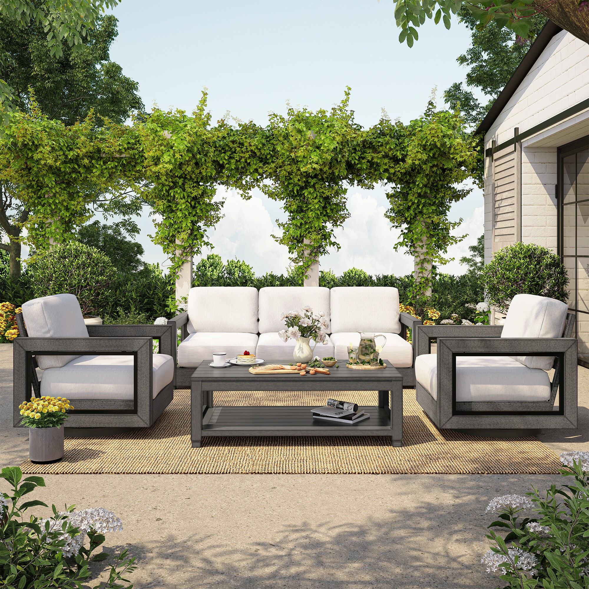  CP-SF4-GG-E4-WL2 Patio-Conversation-Sets - View #6