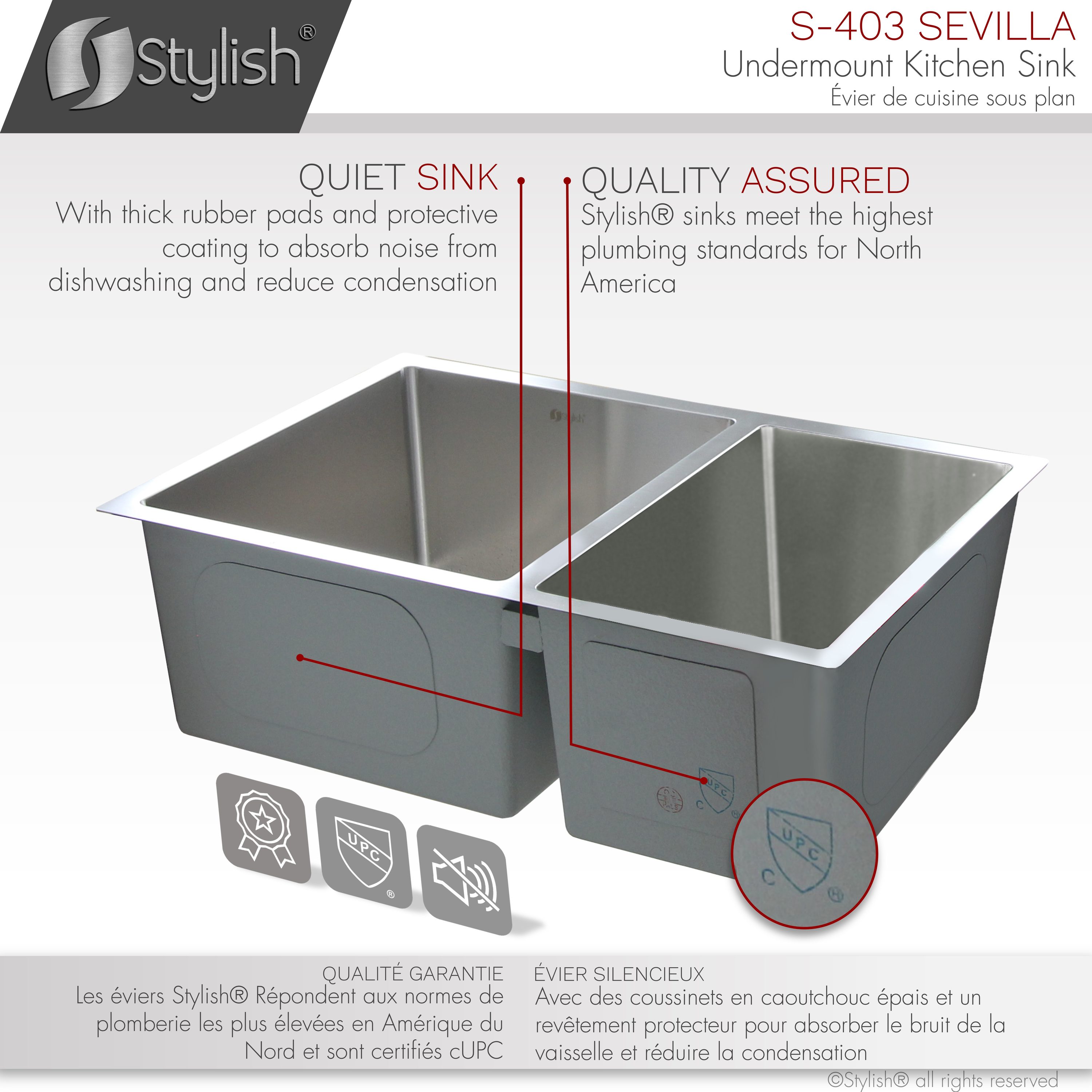Stylish S-4031 Kitchen-Sinks - View #9