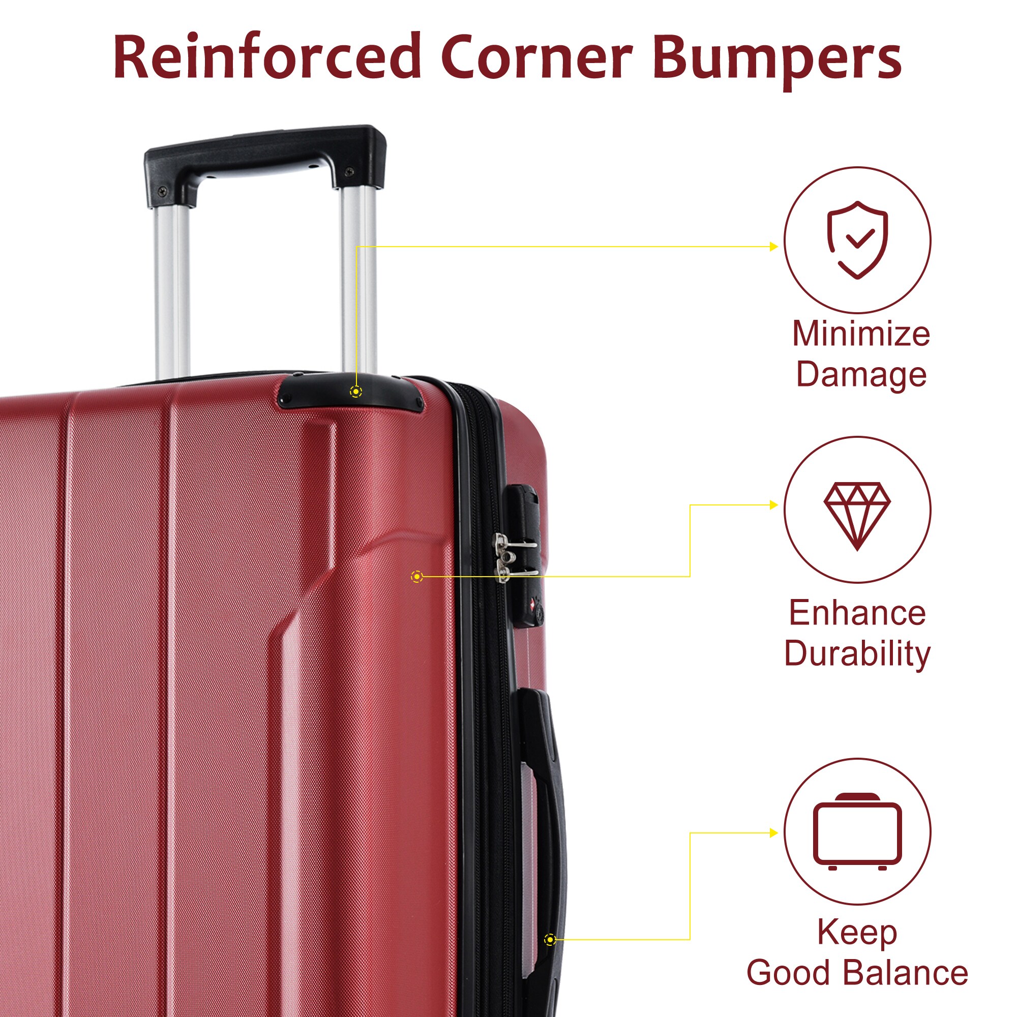 LOVMOR SF-W-N730P296747J Luggage-And-Luggage-Sets - View #2