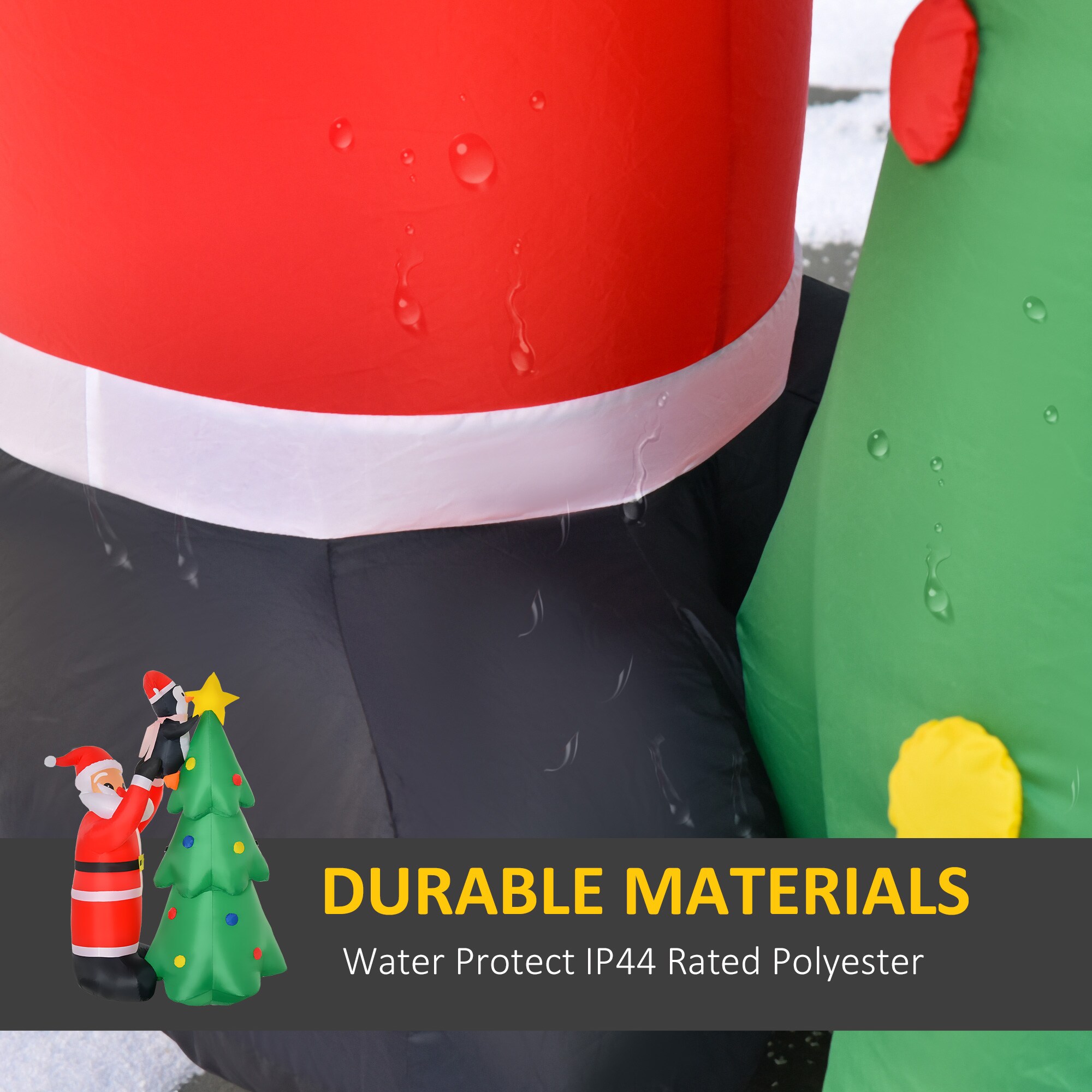 HomCom 844-391V80 Christmas-Inflatables - View #5