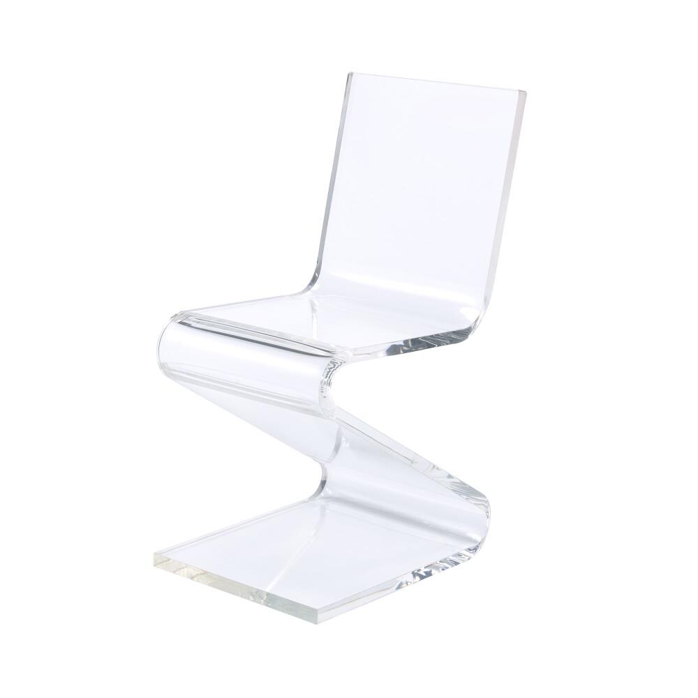 Picket House Furnishings CIR500CHE Peek Modern Clear Accent Chair