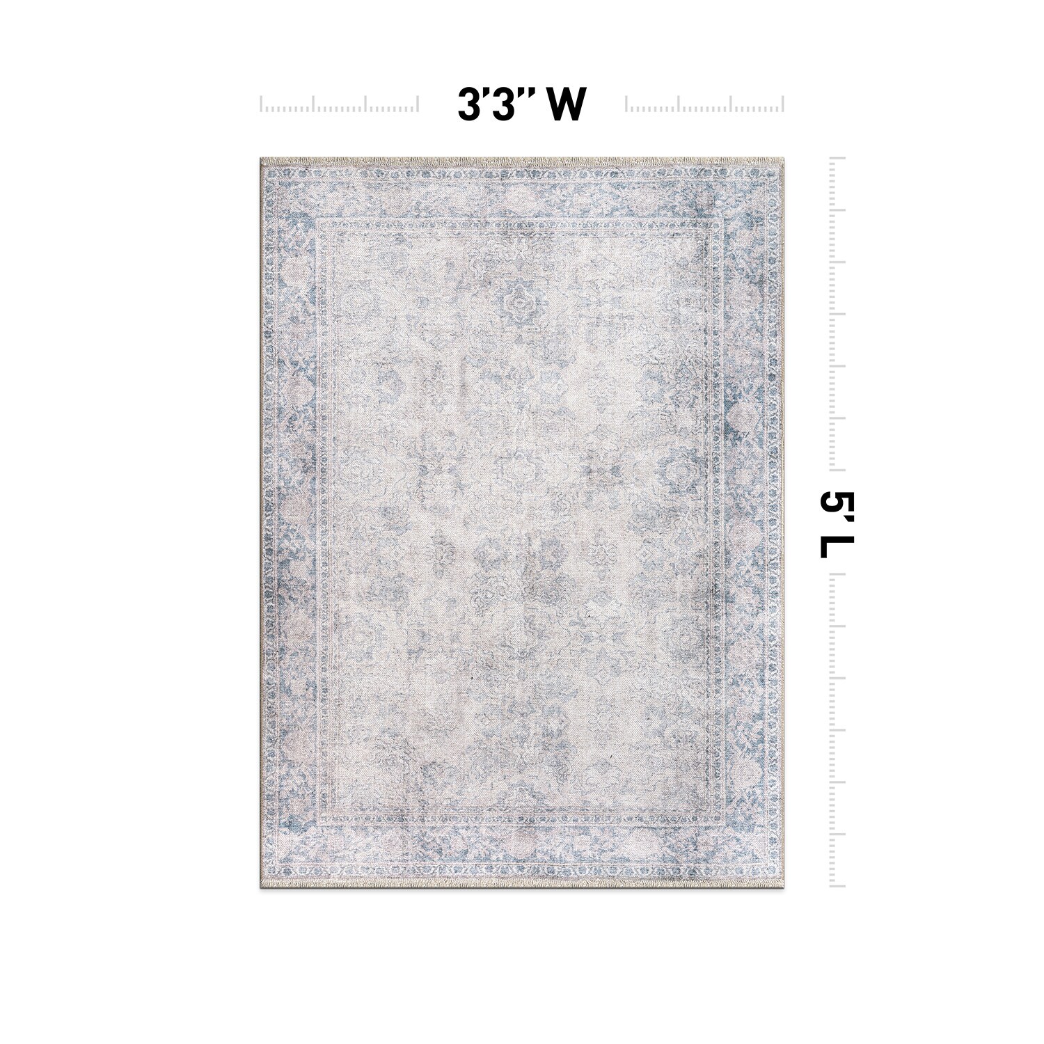 World Rug Gallery 6036BLUE3X5 rugs - View #6