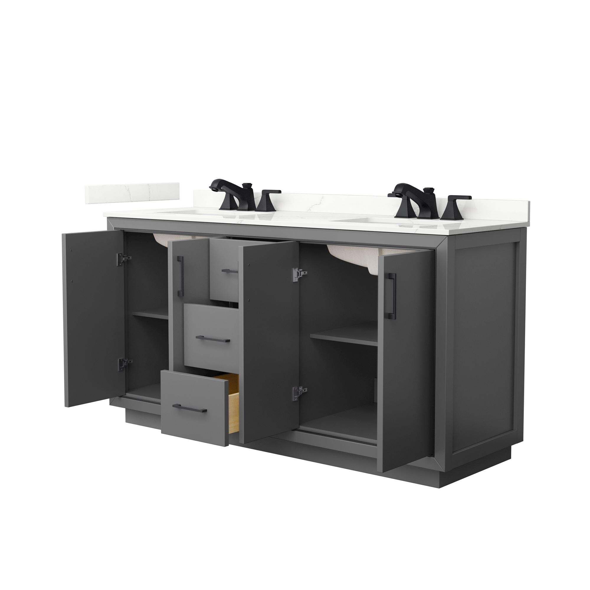 Wyndham Collection WCF111166DGBGTUS3MXX Bath-Vanity-Combo - View #2