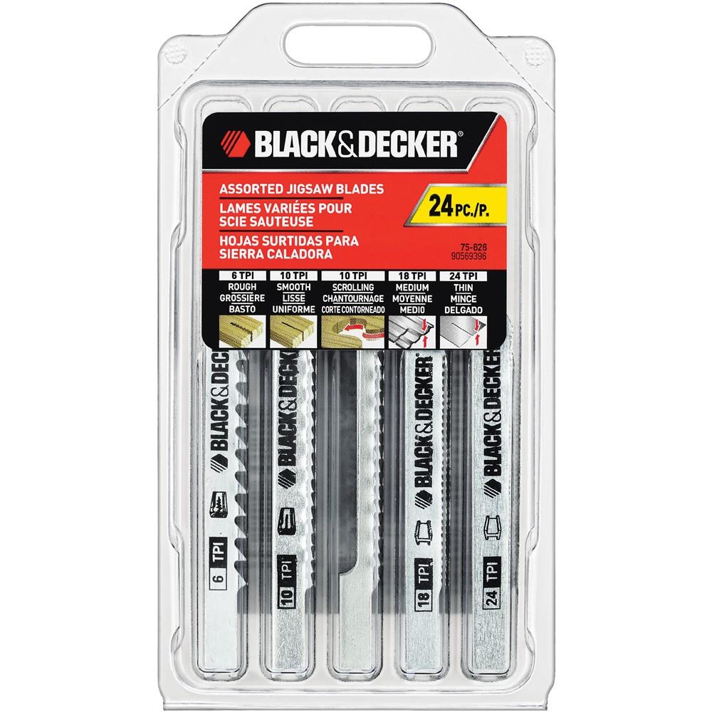 BLACK+DECKER 10 Black & Decker A5256 Proline Bi-Metal U Tige Puzzle Lames 5 Paquets De 2 