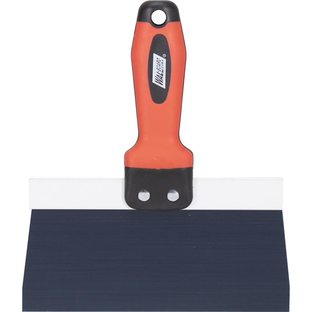 WAL-BOARD TOOLS 019-038-L Soft Grip 3-in x 8-in Blue steel Taping knife
