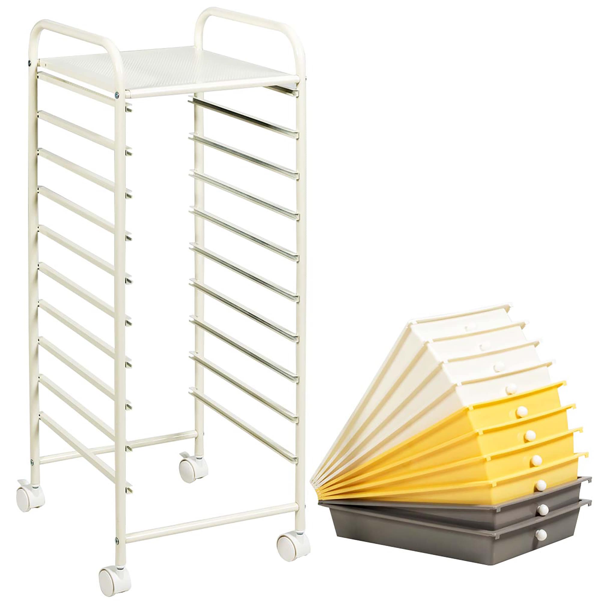 Costway HW52045YE Office-Carts - View #10