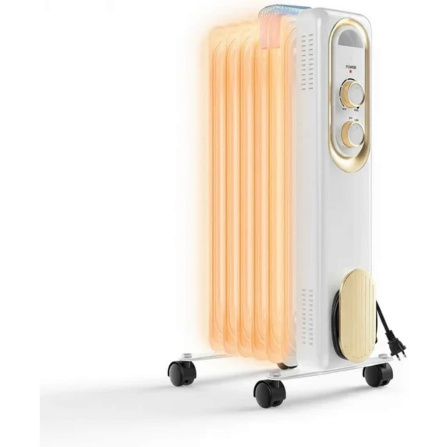 EdenDirect 1500 -Watt Infrared Compact personal Indoor Electric Space Heater with Thermostat