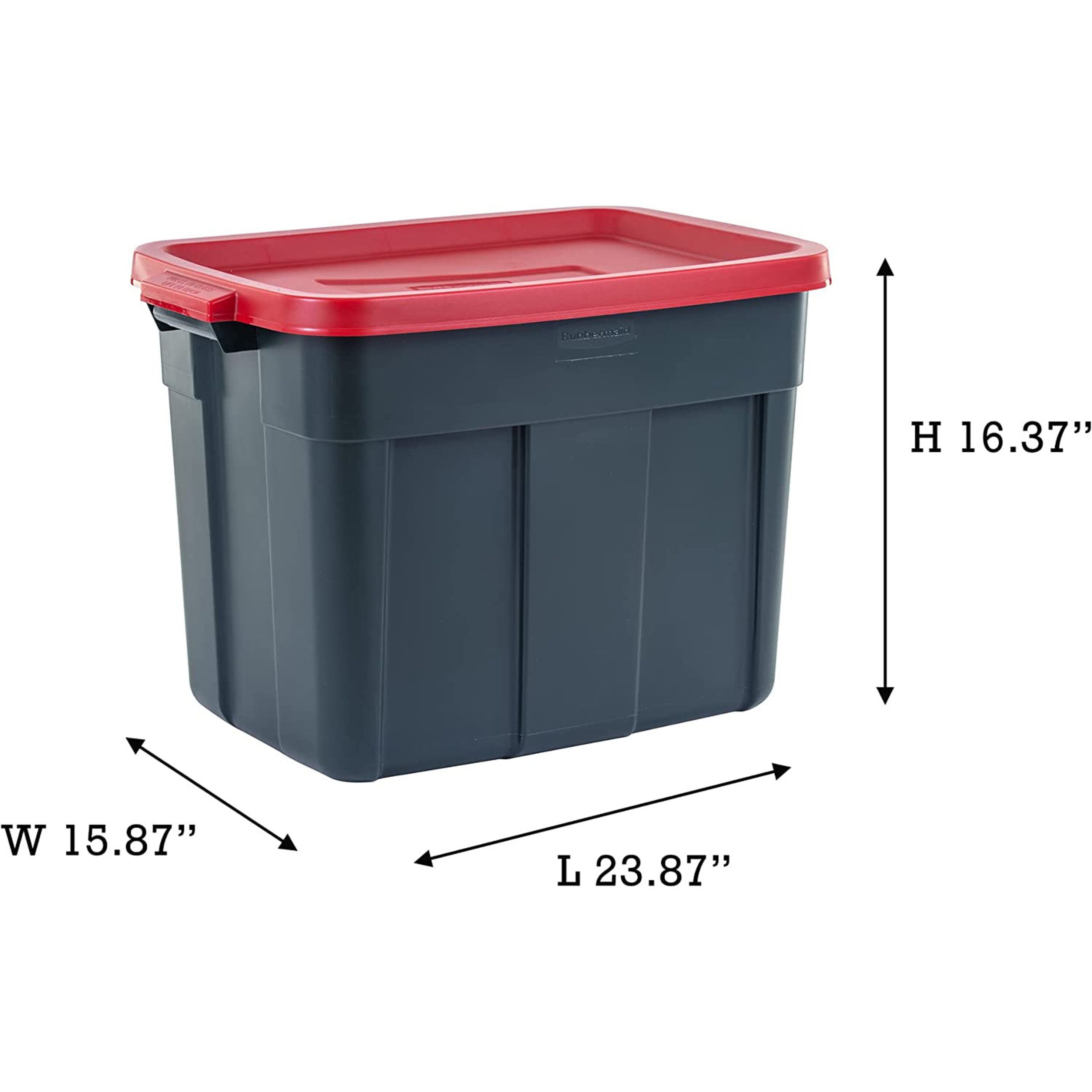 Rubbermaid 304969 Plastic-Storage-Totes - View #2