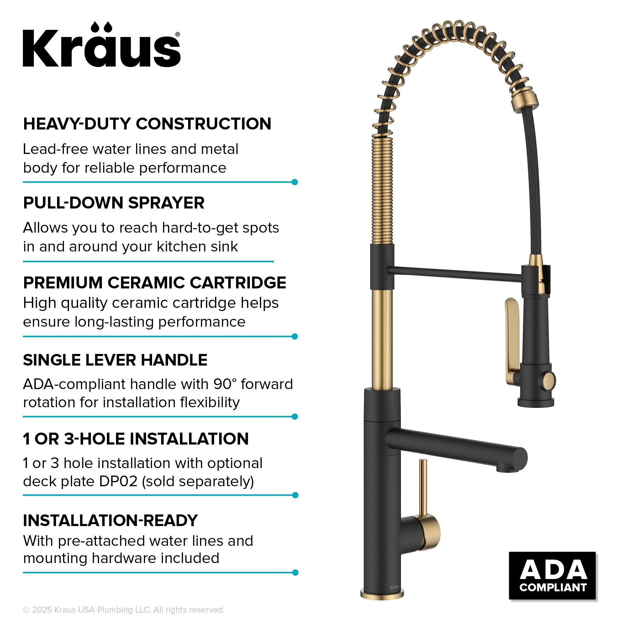 Kraus KPF-1605BBMB Kitchen-Faucets - View #13