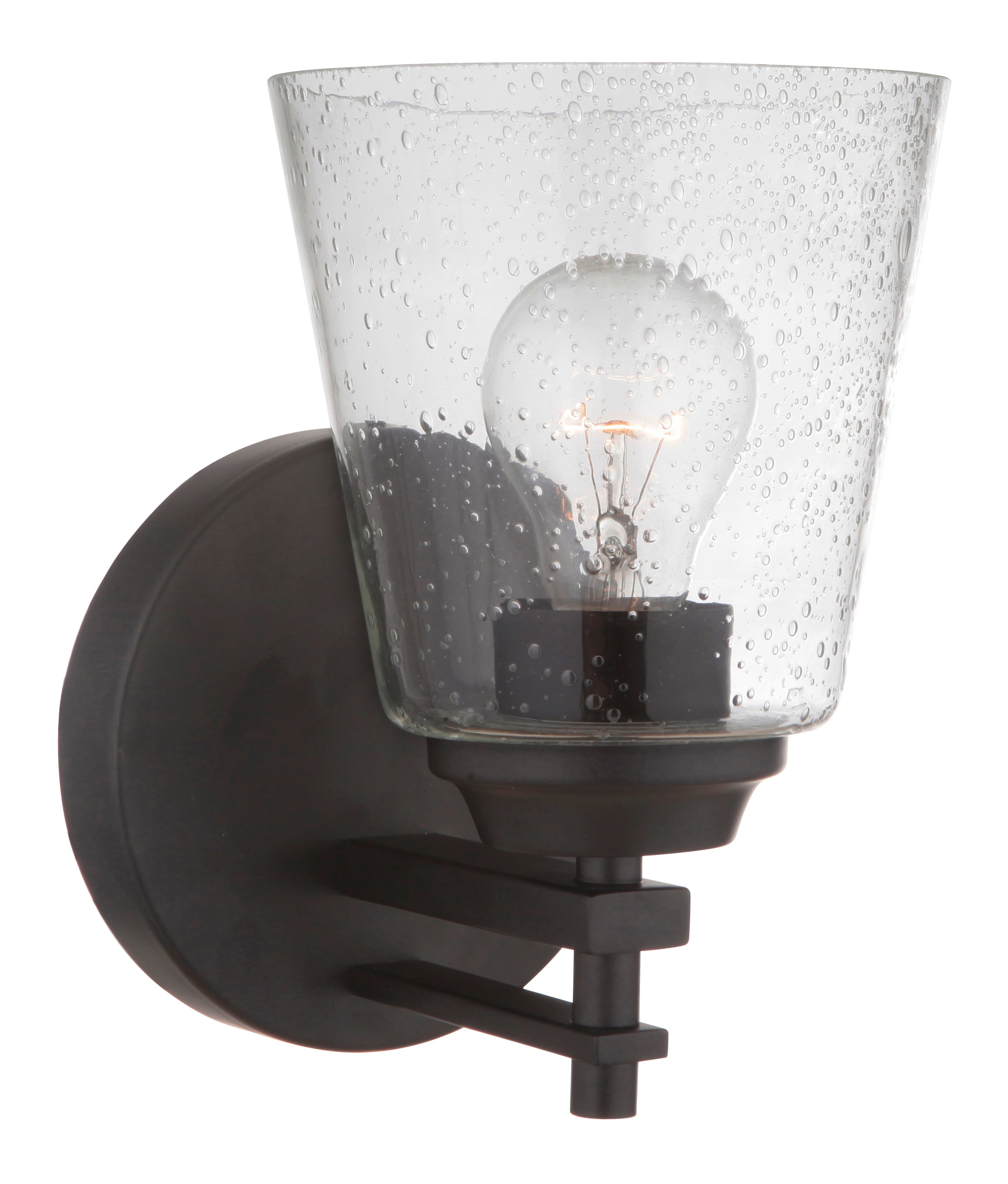 Craftmade 19606FB1 Drake 5.5-in 1 -Light Black Transitional Vanity light