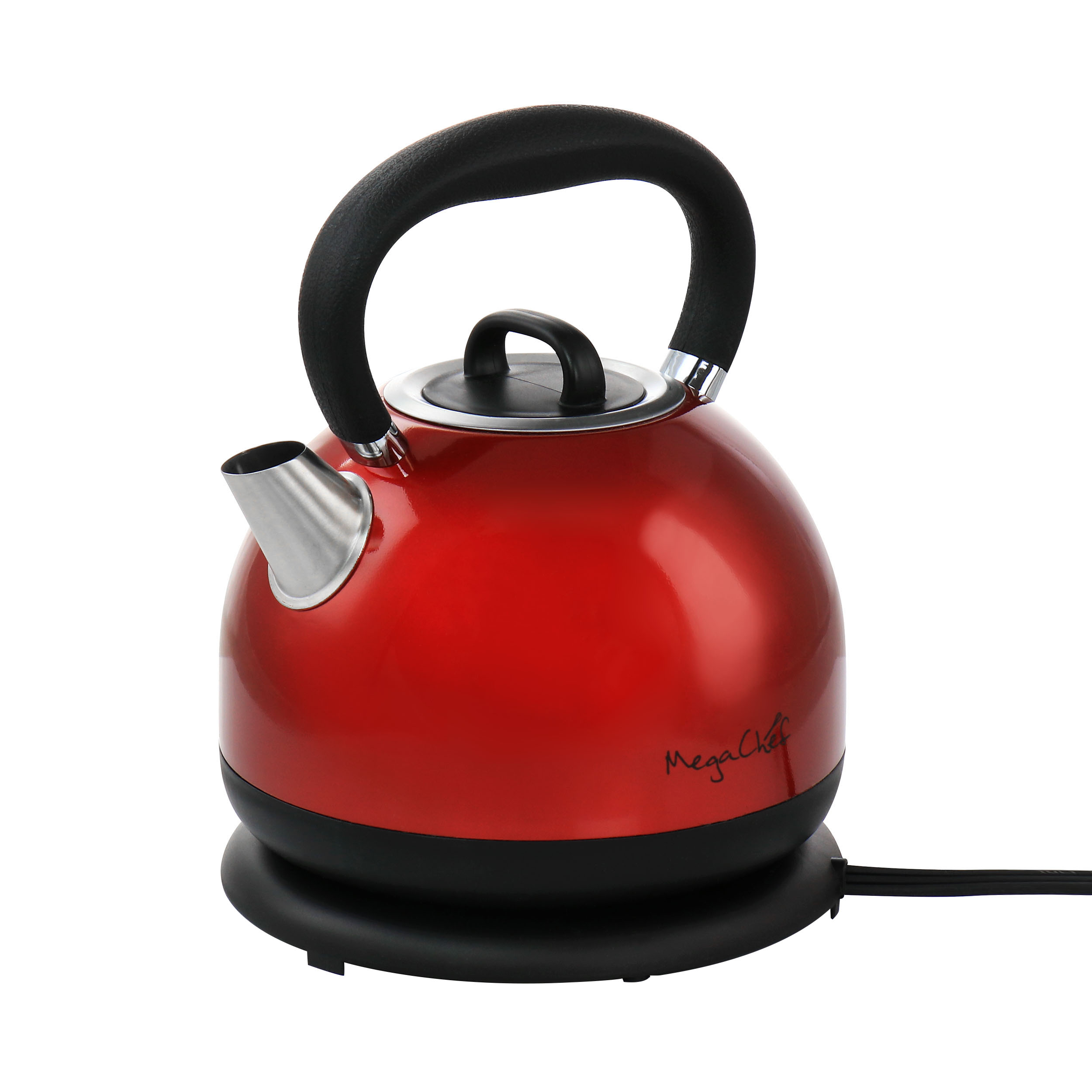 Chefman Black 7-Cup Corded Electric Kettle in the Water Boilers & Kettles  department at