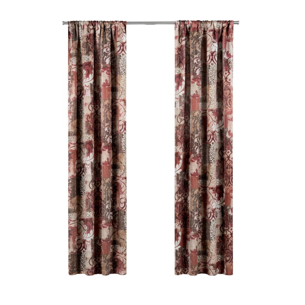 Eclipse 16546037095TUS 95-in Tuscan Polyester Rod Pocket Single Curtain Panel