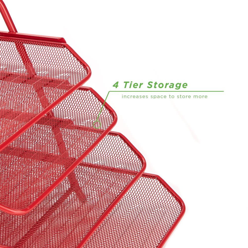 Mind Reader 4TPAPER-RED Desktop-Organizers - View #5