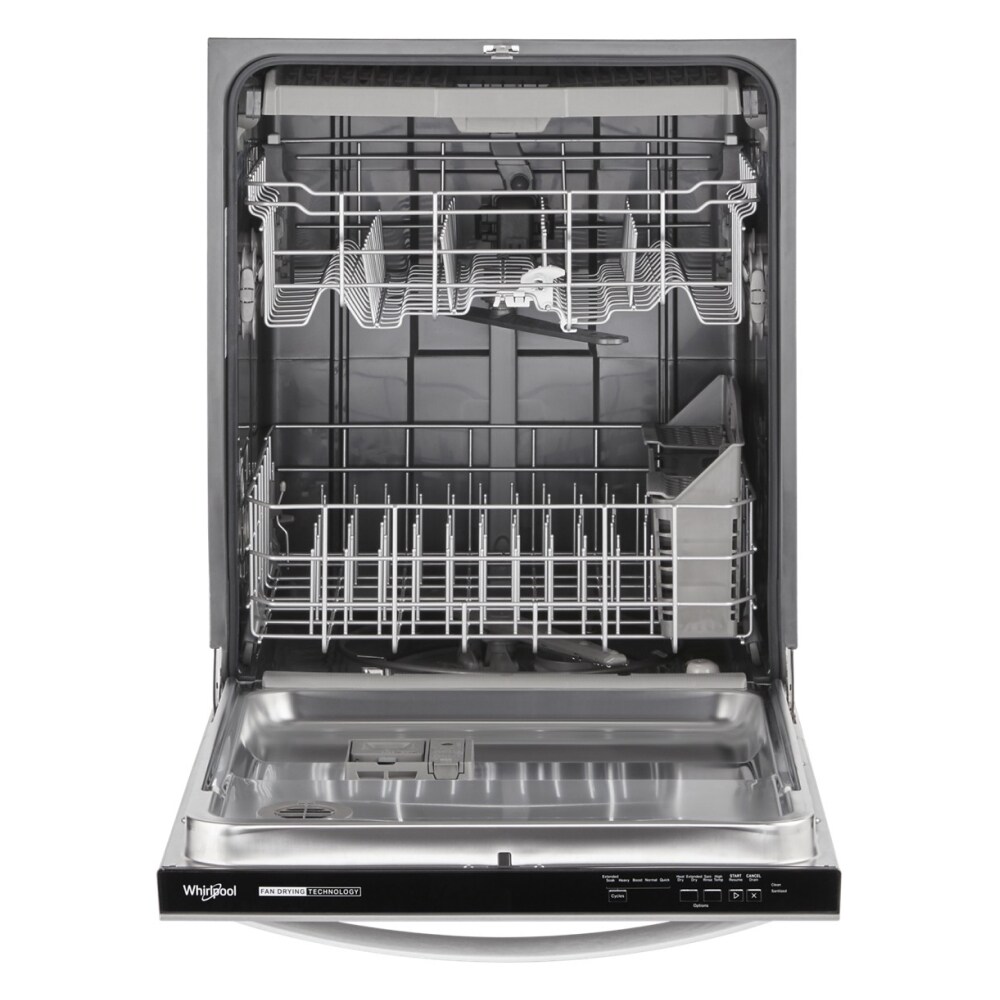 Whirlpool Eco Series 24-in Top Control Built-In Dishwasher With Third ...