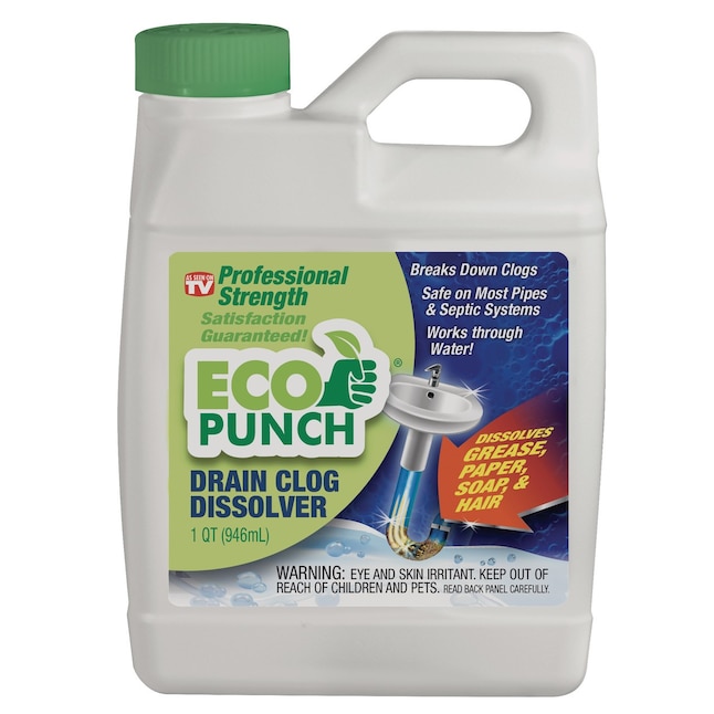 Eco Punch Drain Clog Dissolver - 1 Quart