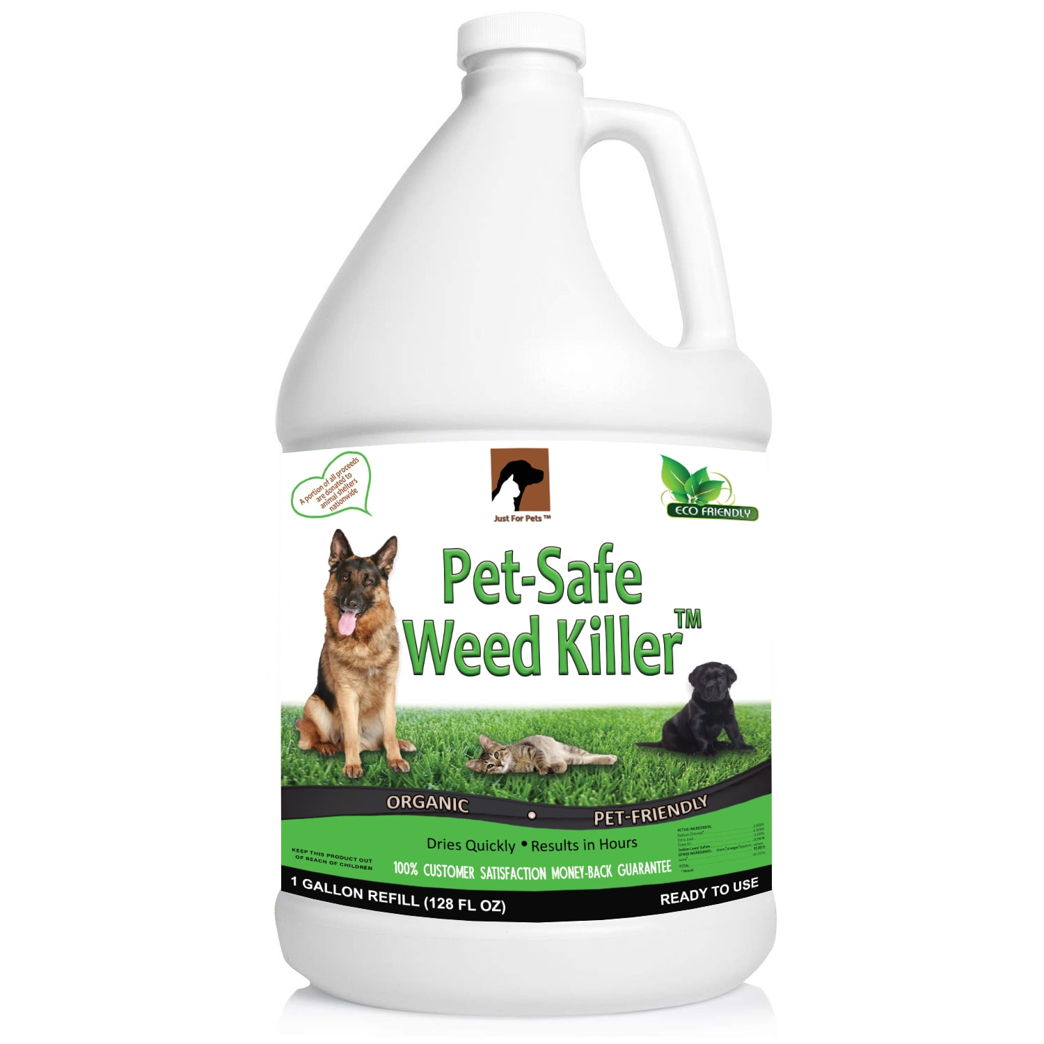Just For Pets JFPWK-G-R PET-FRIENDLY WEED KILLER GALLON REFILL