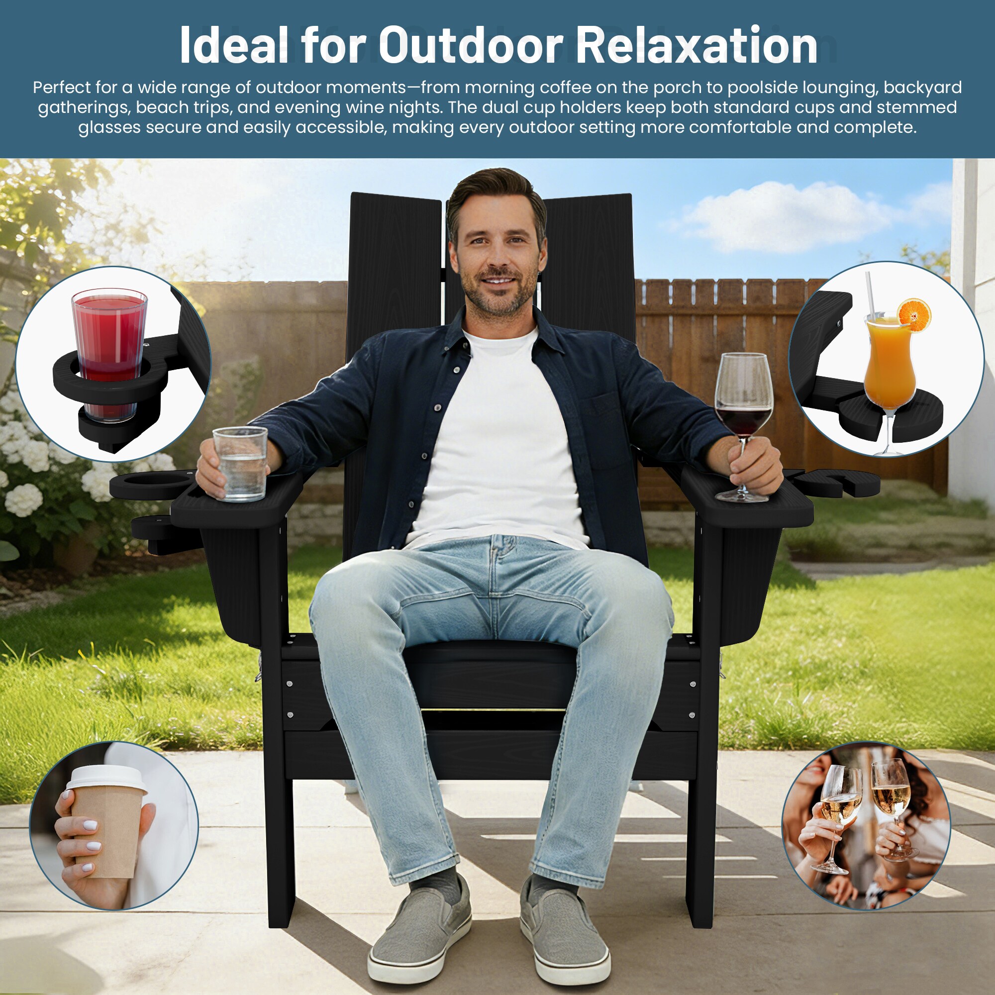 Serwall LS-BTHQ-BK Patio-Chairs - View #7