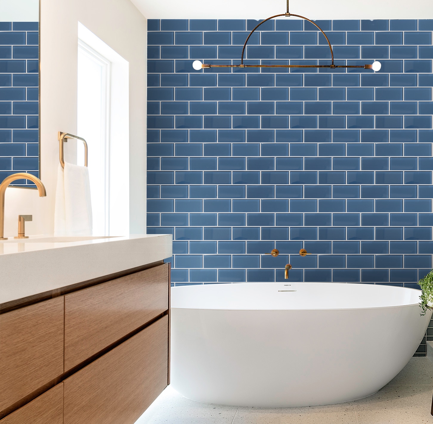 Translucent Jade Green Glass Mosaic Tile for Walls and Floors