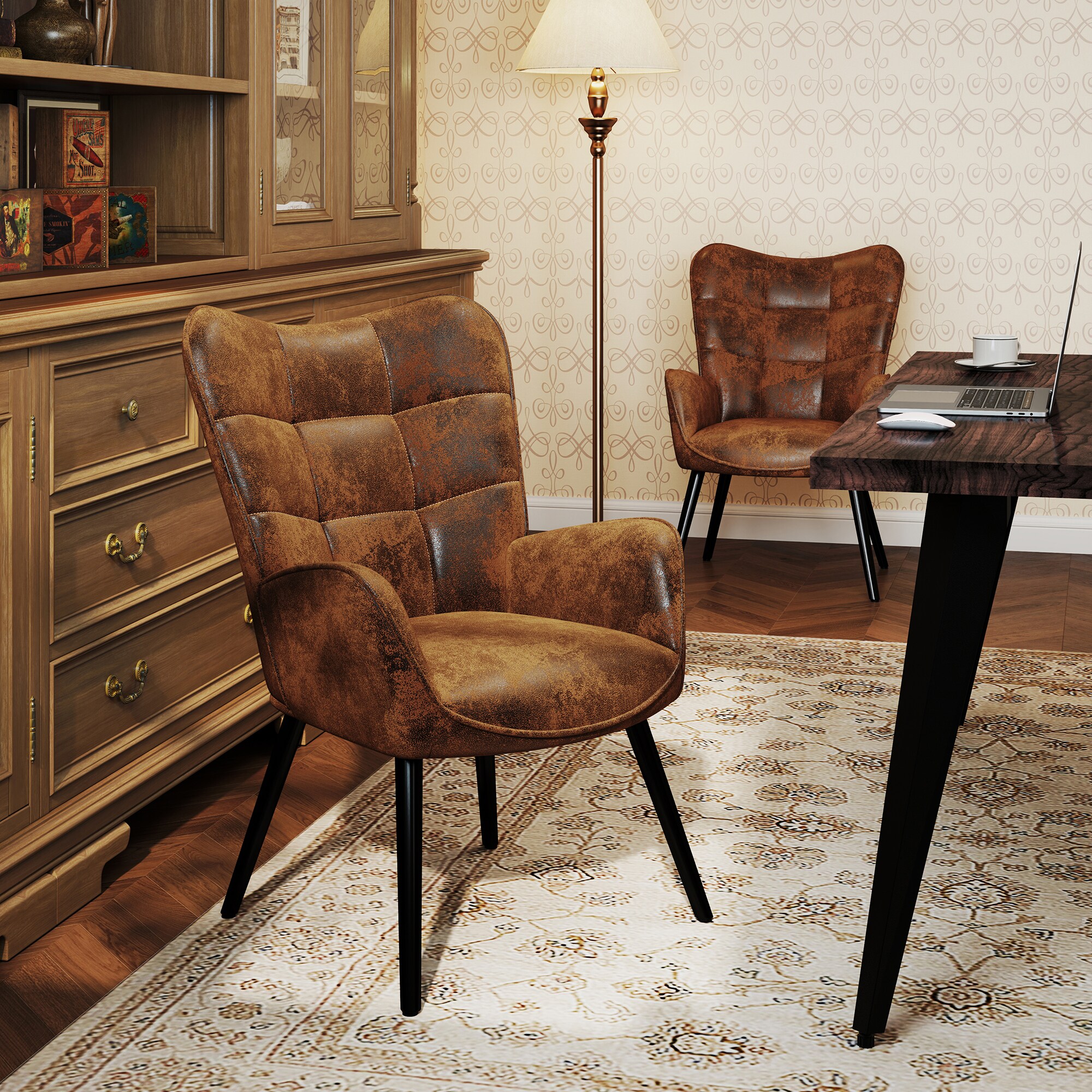 Homy Casa KAN WALNUT Office-Chairs - View #2