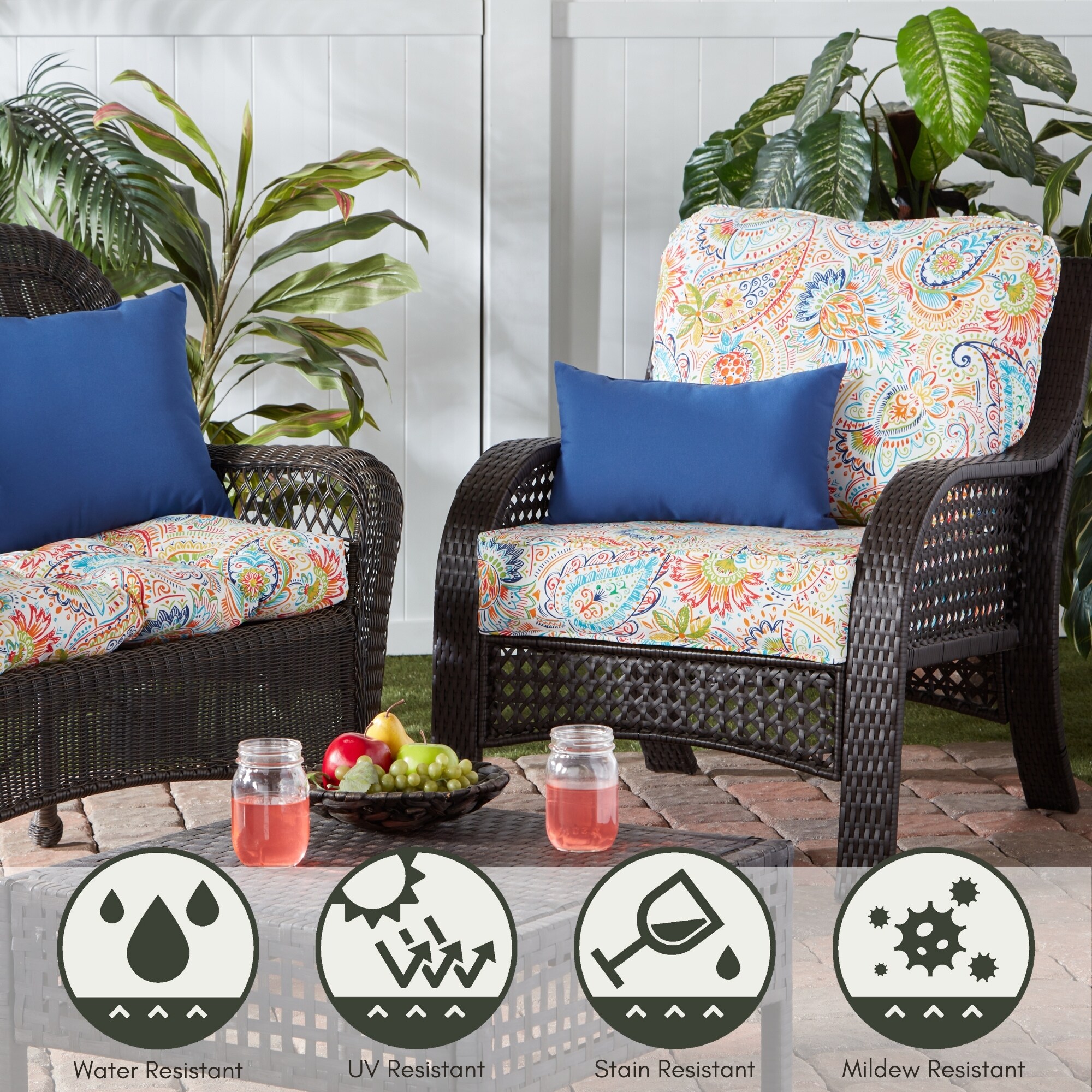 Greendale Home Fashions OC7820-JAMBOREE Patio-Furniture-Cushions - View #6