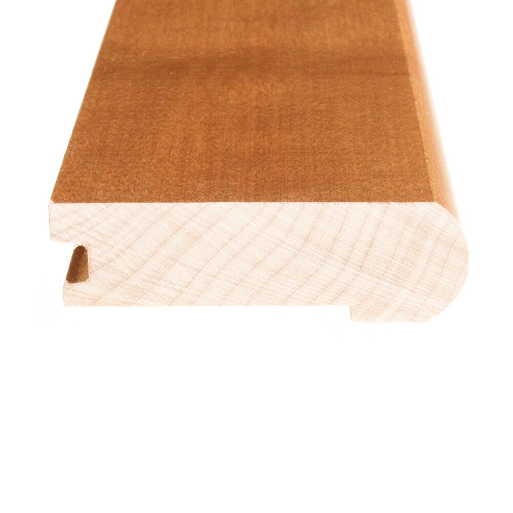 Flexco Solid Wood Stair Nose 2.75-in x 78-in Flint Prefinished Maple Stair Nosing