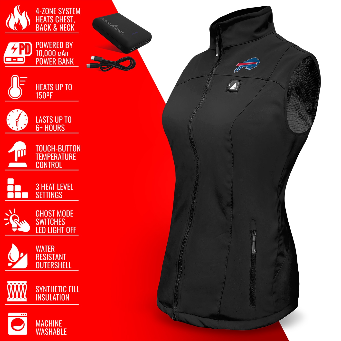 ActionHeat AHBUF5SV-MB3XL Jackets-Coats - View #2