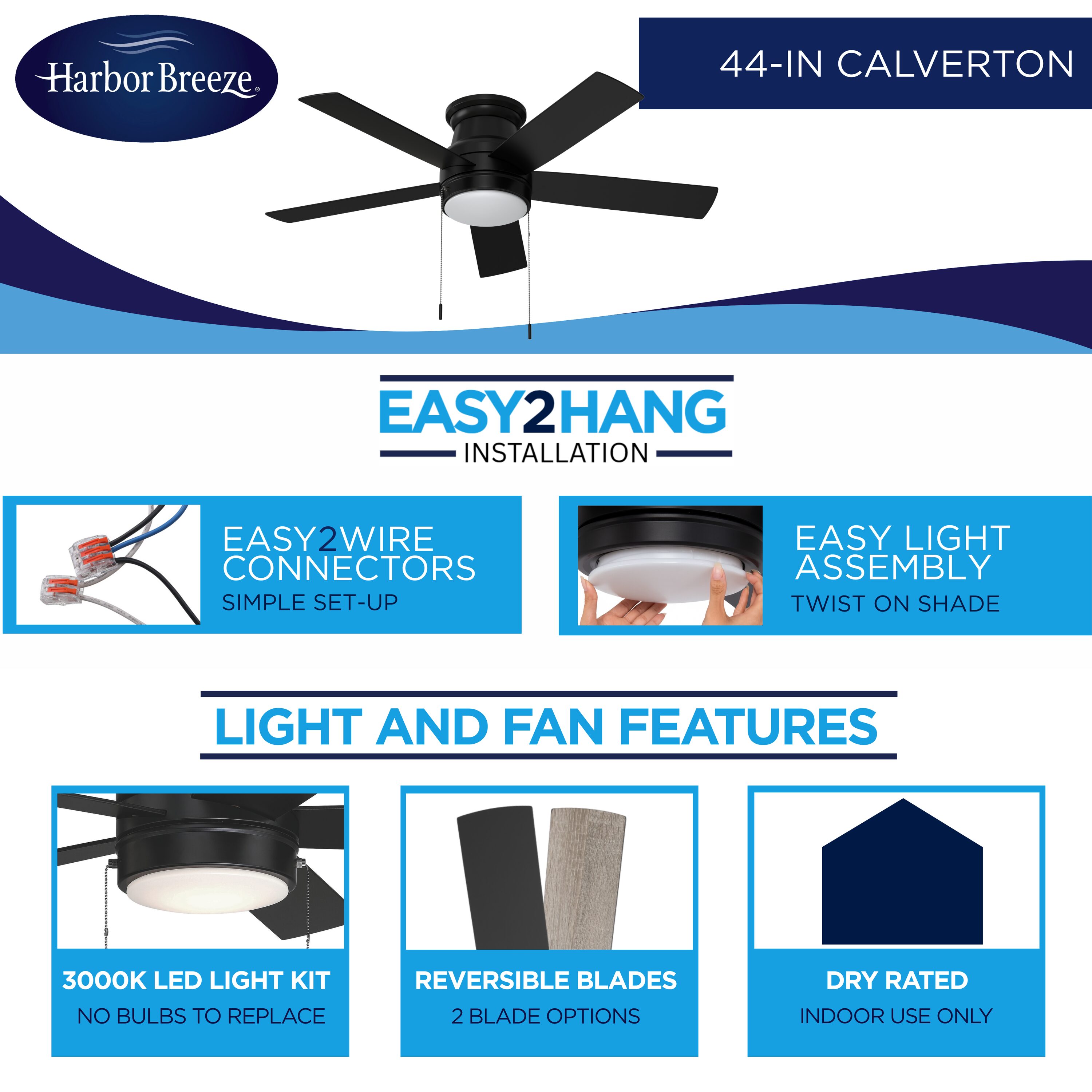Harbor Breeze CAL44MBK5L Ceiling-Fans - View #3