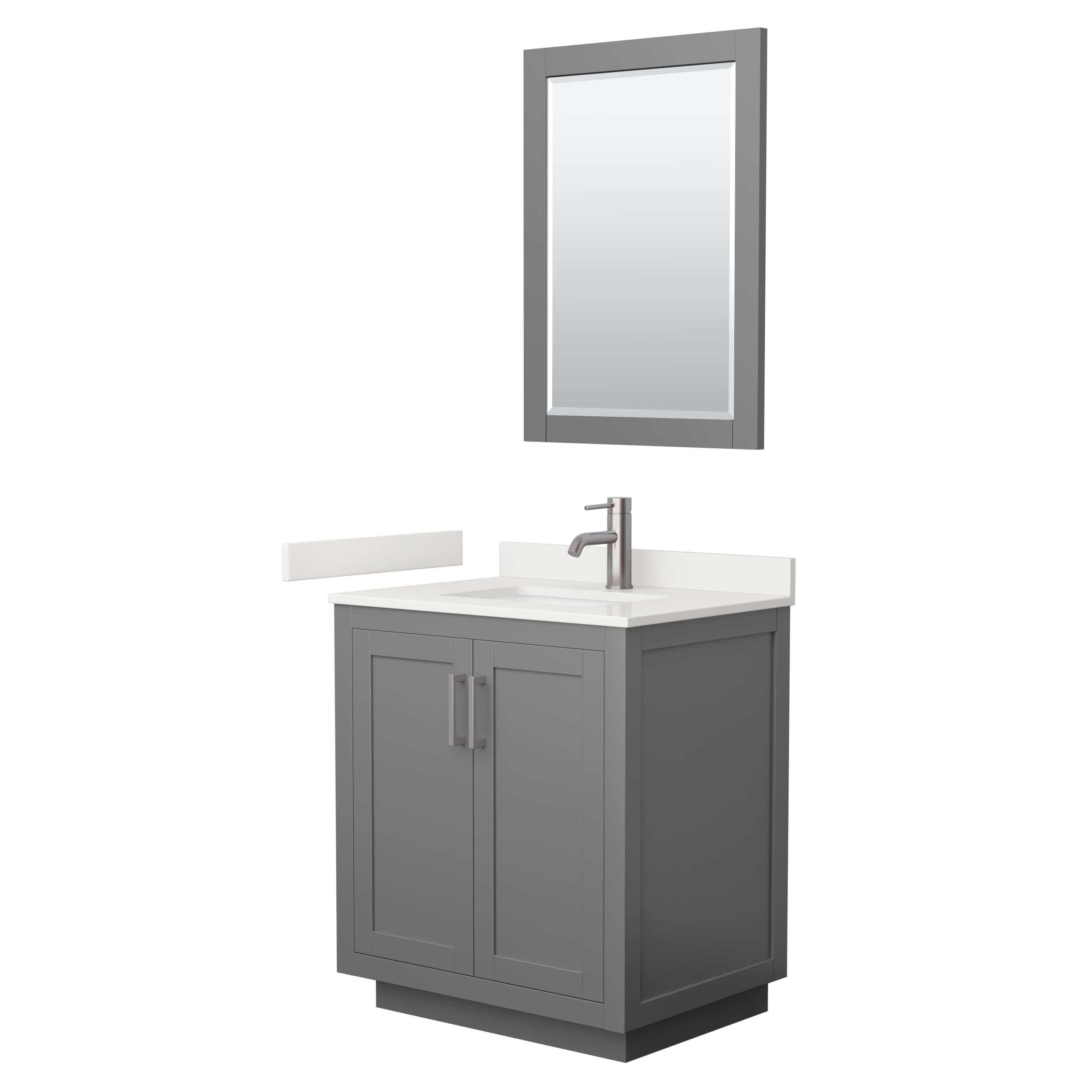 Wyndham Collection WCF292930SKGWQUNSM24 Bath-Vanity-Combo - View #2