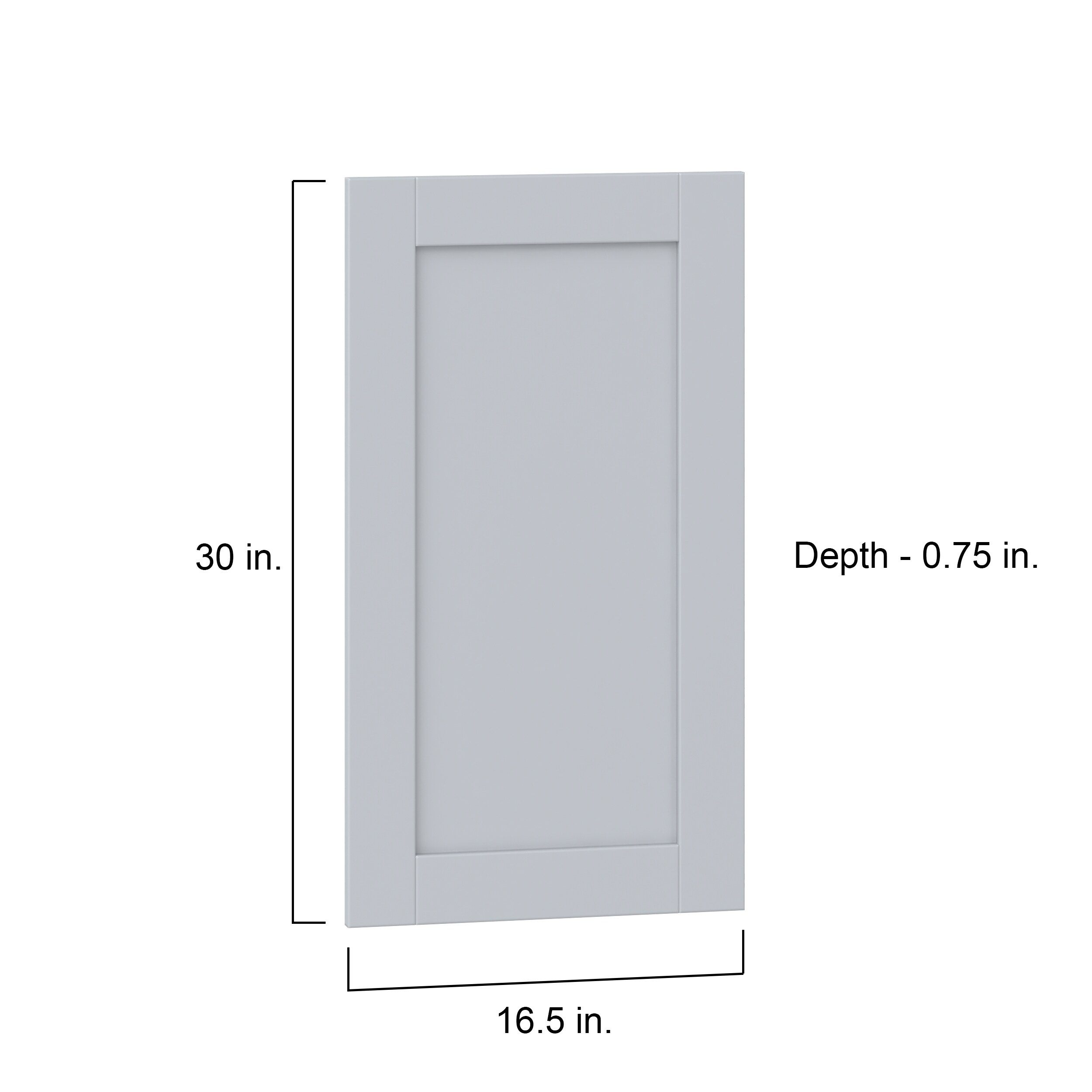 Hugo&Borg DSDR16.530-CH Kitchen-Cabinet-Doors - View #4