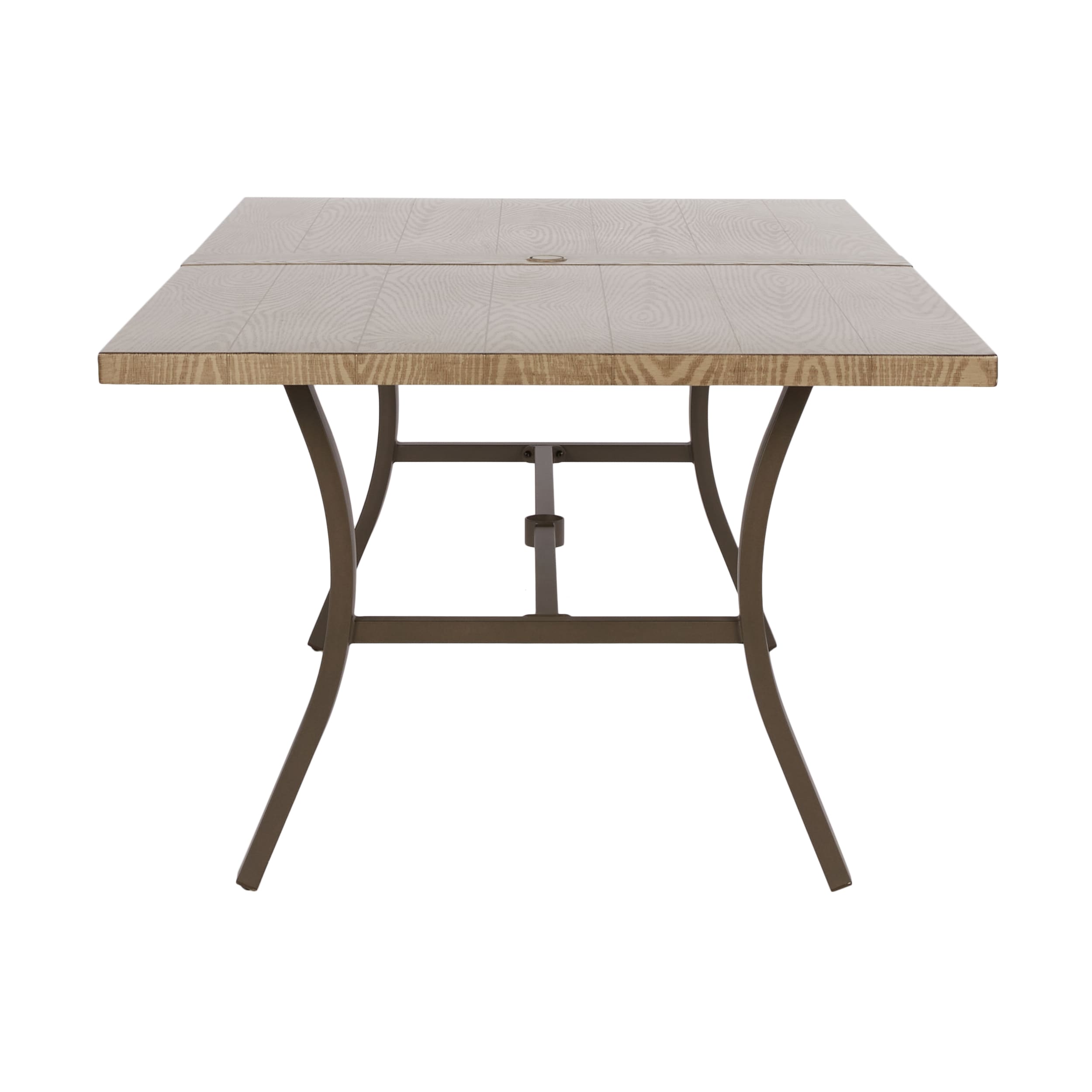 allen + roth Isla Park Rectangle Outdoor Dining Table 41.93in W x 72.