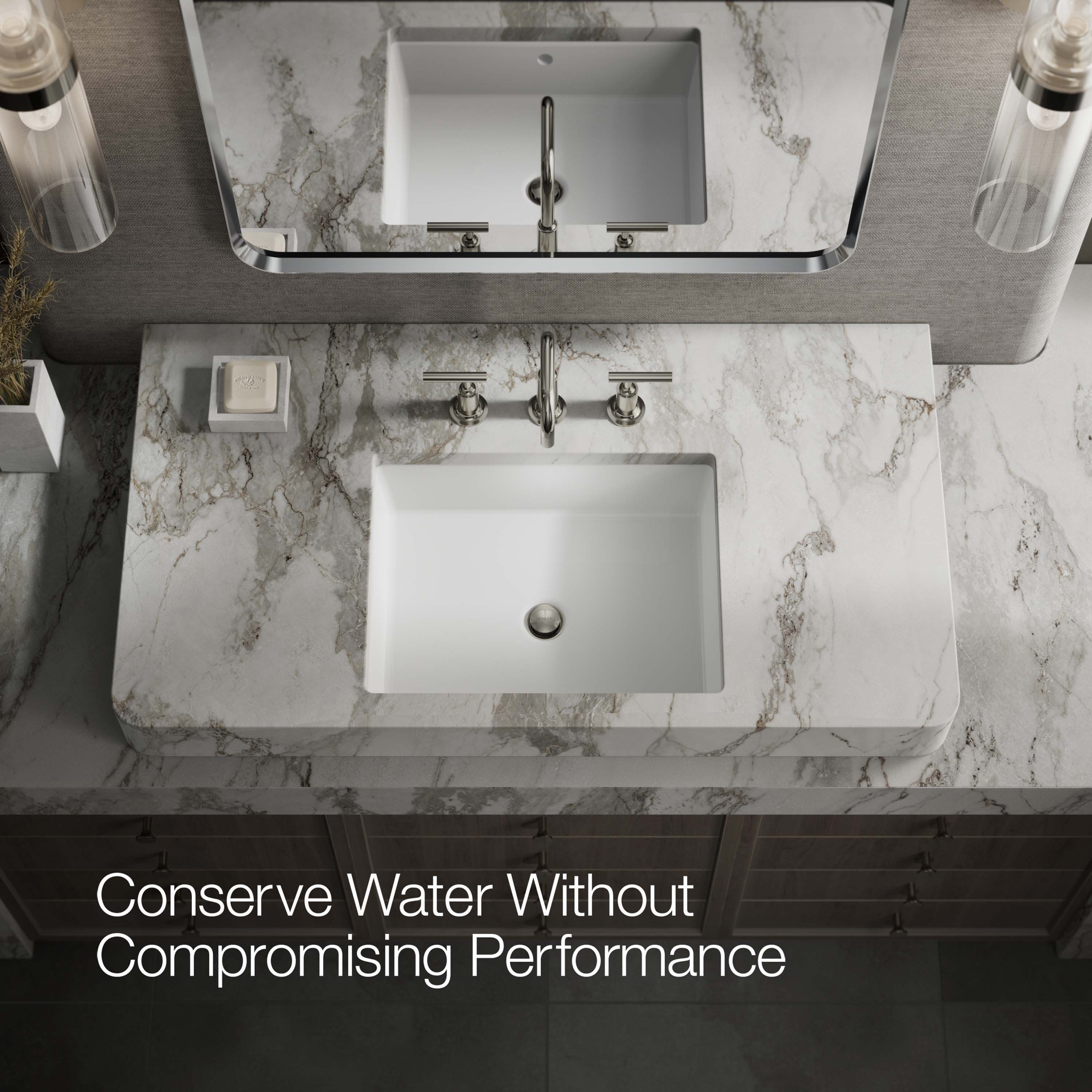 Purist Polished Nickel 8" Widespread Lavatory Faucet with Low Lever Handles
