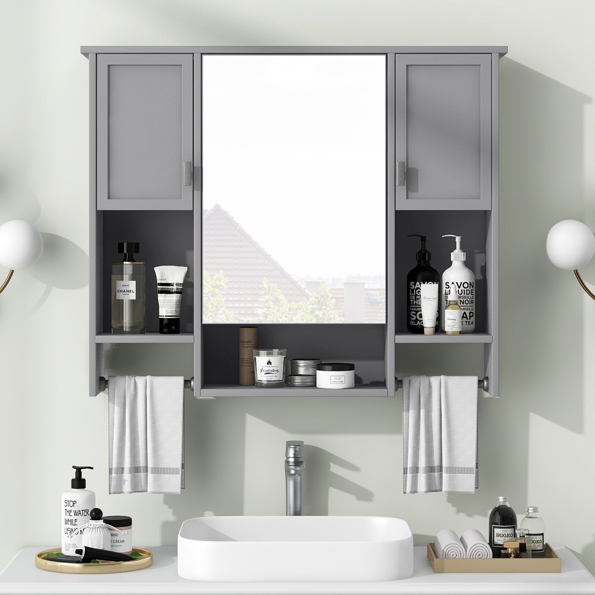 Siavonce ZX-767537 Bathroom-Medicine-Cabinets - View #13