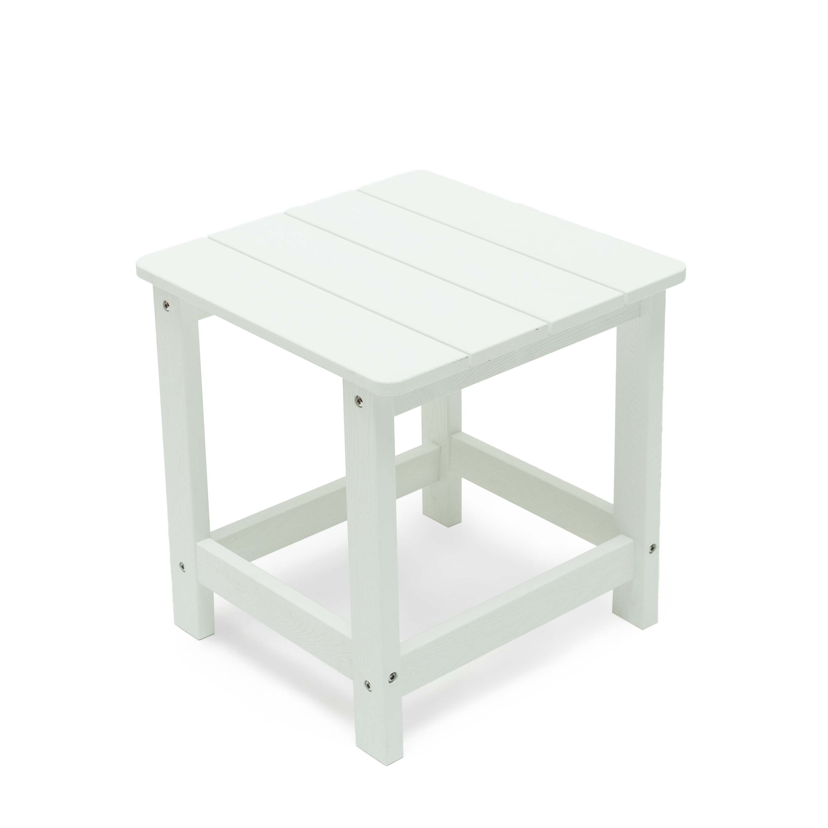 LuXeo LOW-1611WHT Patio-Tables - View #2