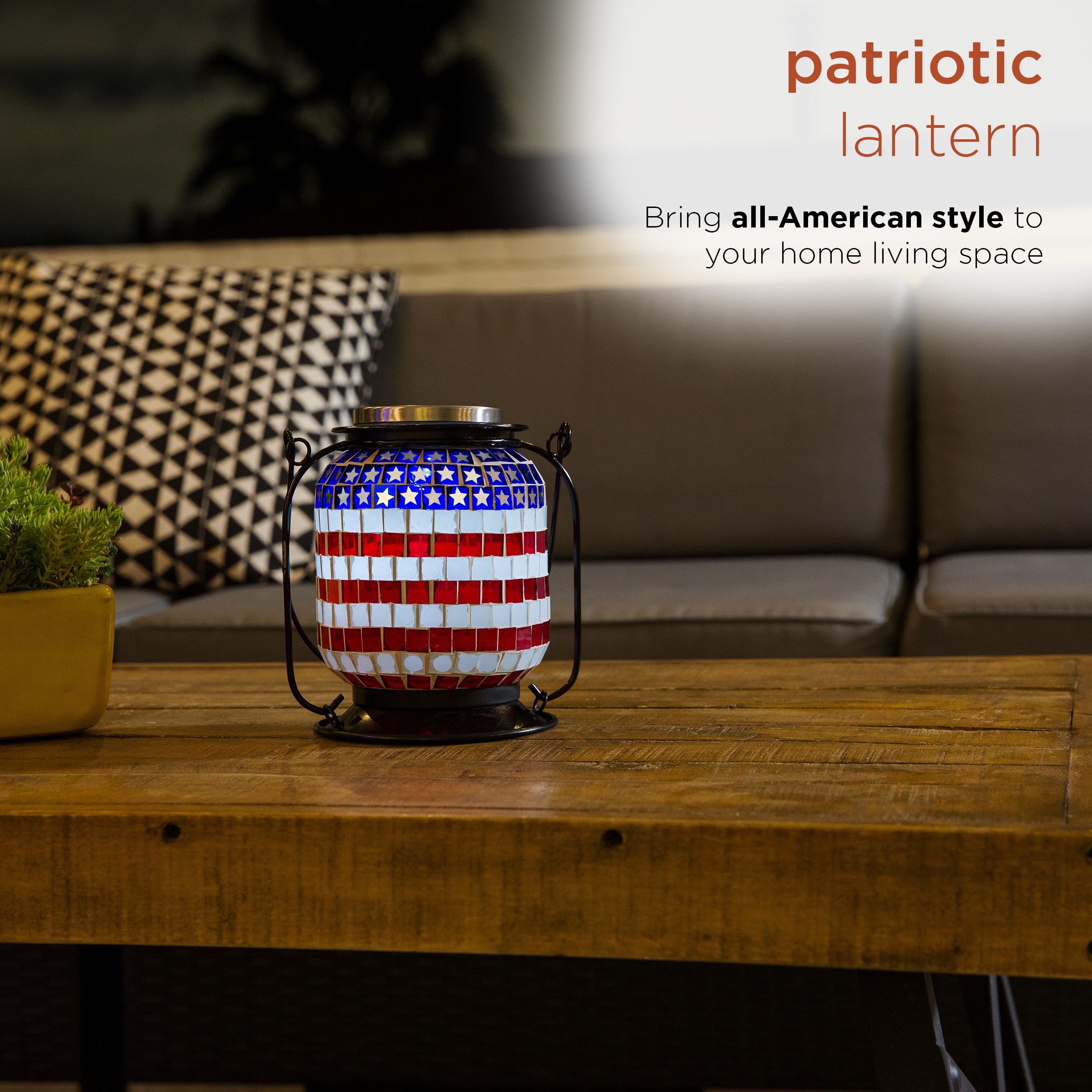 Alpine Corporation SLL2224SLR Outdoor-Decorative-Lanterns - View #4