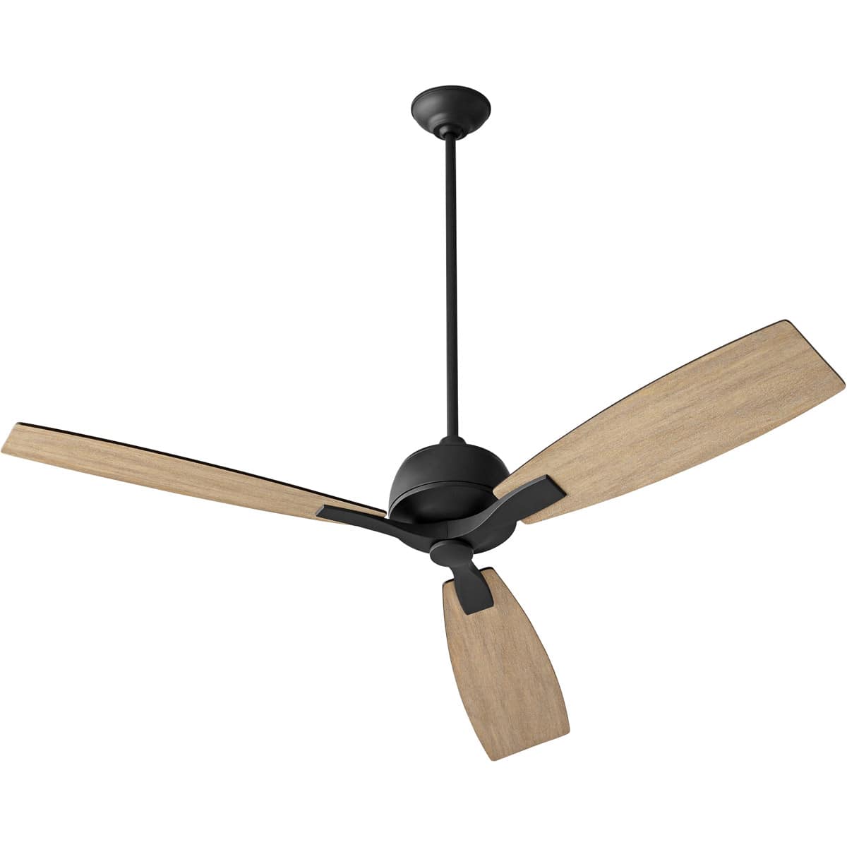 Oxygen Lighting  3-109-15 Juno 60 inch Black with Black/Weathered Gray Blades Ceiling Fan