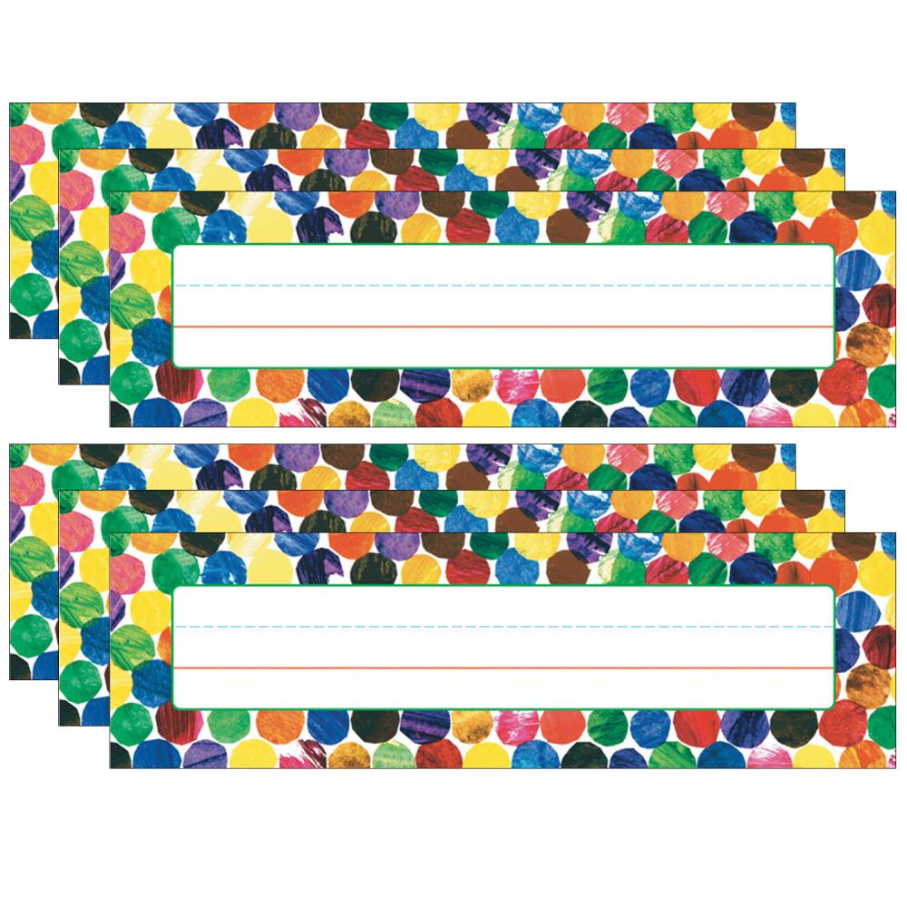 Kindergarten Name Tags & Desk Tapes for Back to School Supplies Self Adhesive 36 Pack Name Plates for Classroom Desks 
