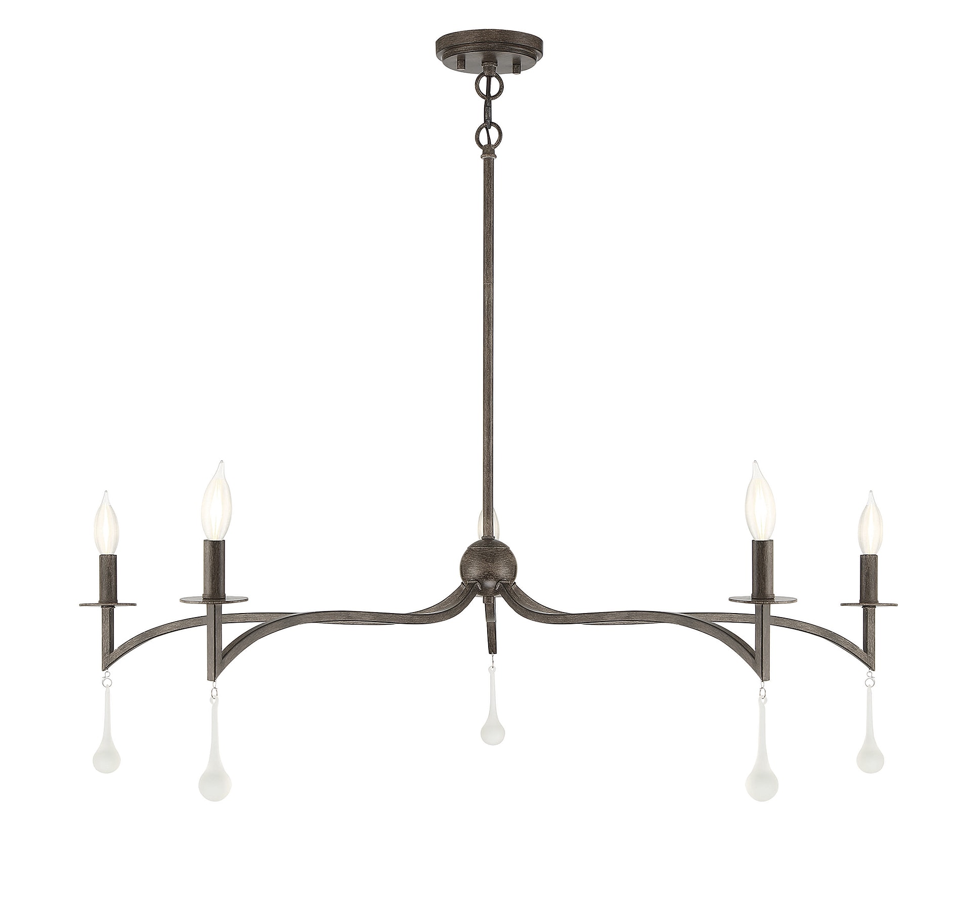 Savoy House 1-1099-5-183 Laramie 5 -Light Brown Traditional For Use in Bedrooms, Dining Rooms, Foyers, Kitchens, Living Rooms Chandelier