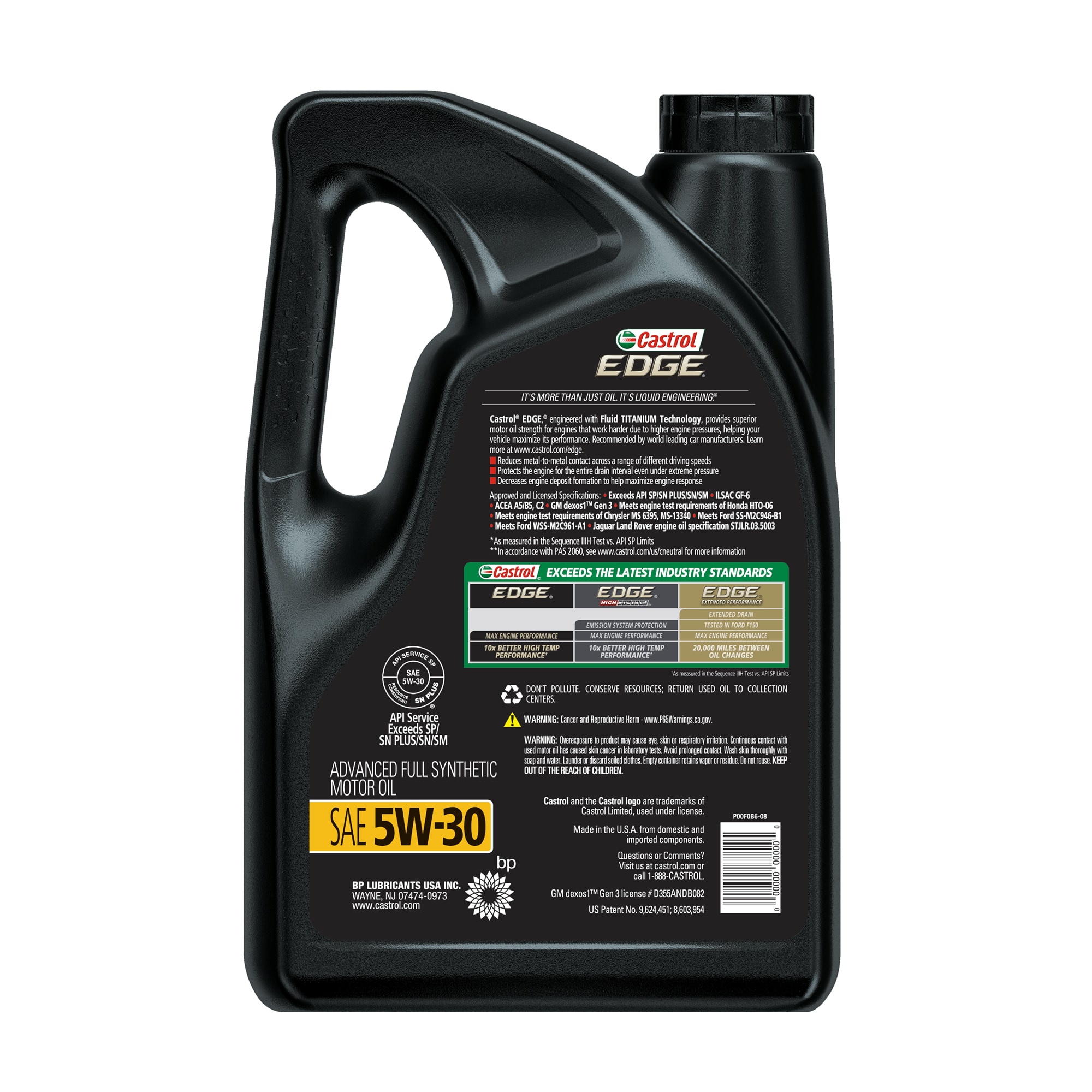 Castrol Edge 5w-30 Ll Engine Oil, Unit Pack Size: Bottle of 500 mL at Rs  6500/litre in Kottayam